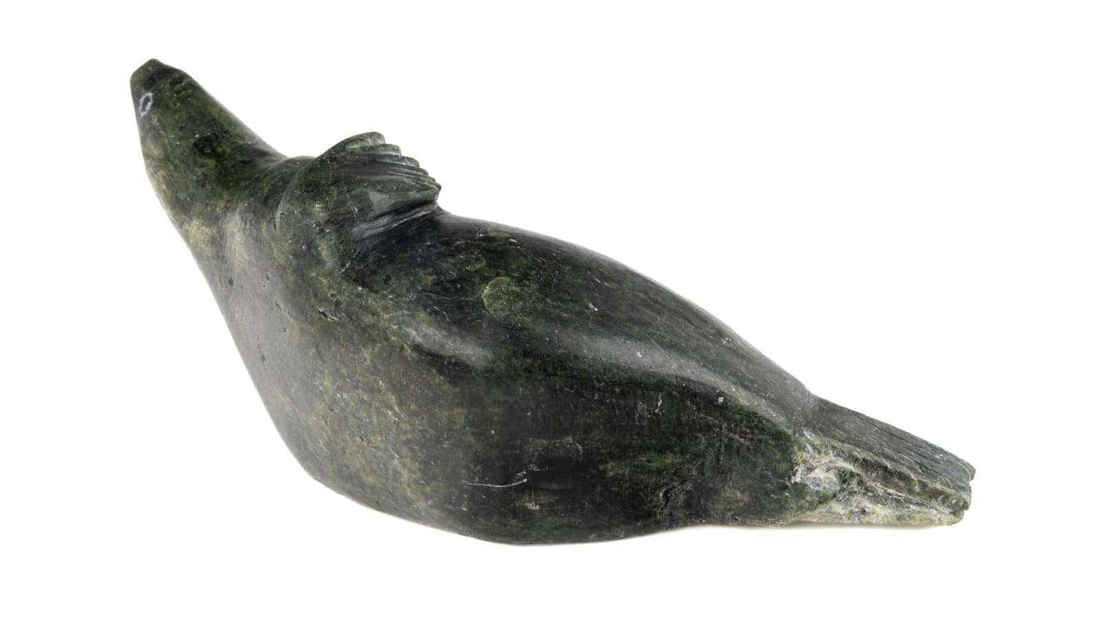 Probably SIMIGAK SIMEONIE (1939-2004) KINNGAIT (CAPE DORSET), Lounging Seal, 1962