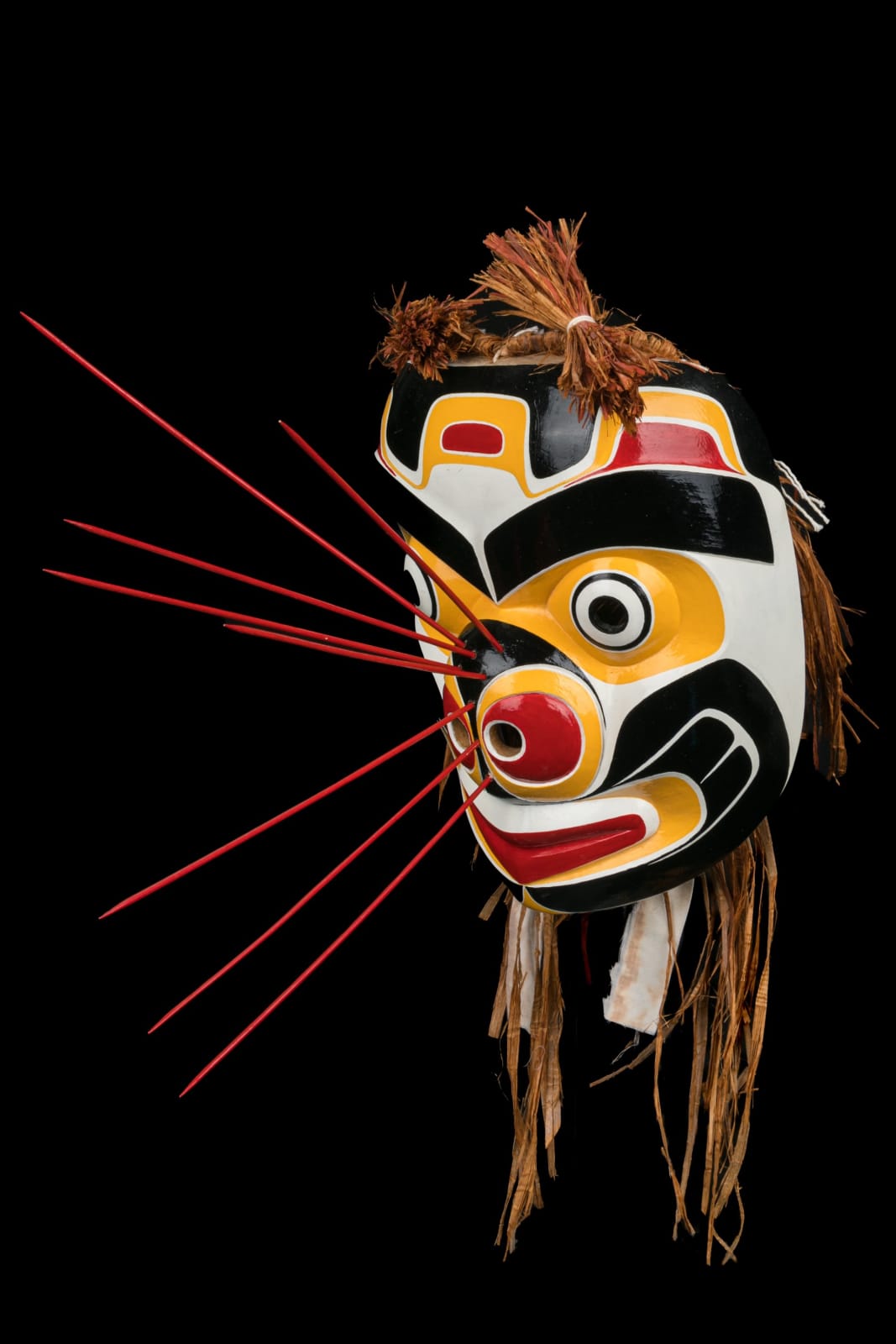 JAY BRABANT (1970-) CREE, VICTORIA, B.C., Bumblebee Mask, March 1986