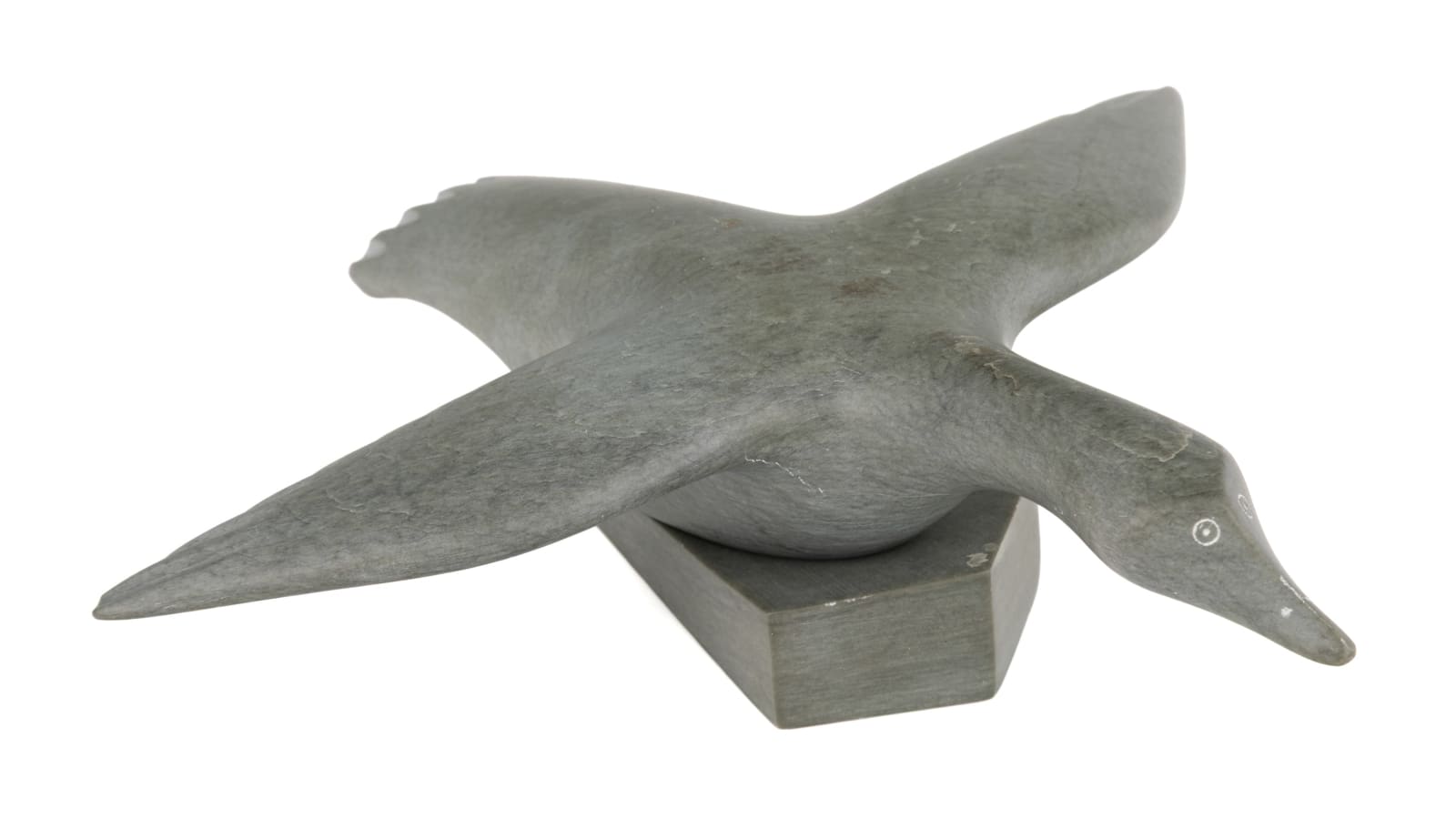 MOSES MEEKO (1920-1975) SANIKILUAQ (BELCHER ISLANDS), Alighting Bird, 1965