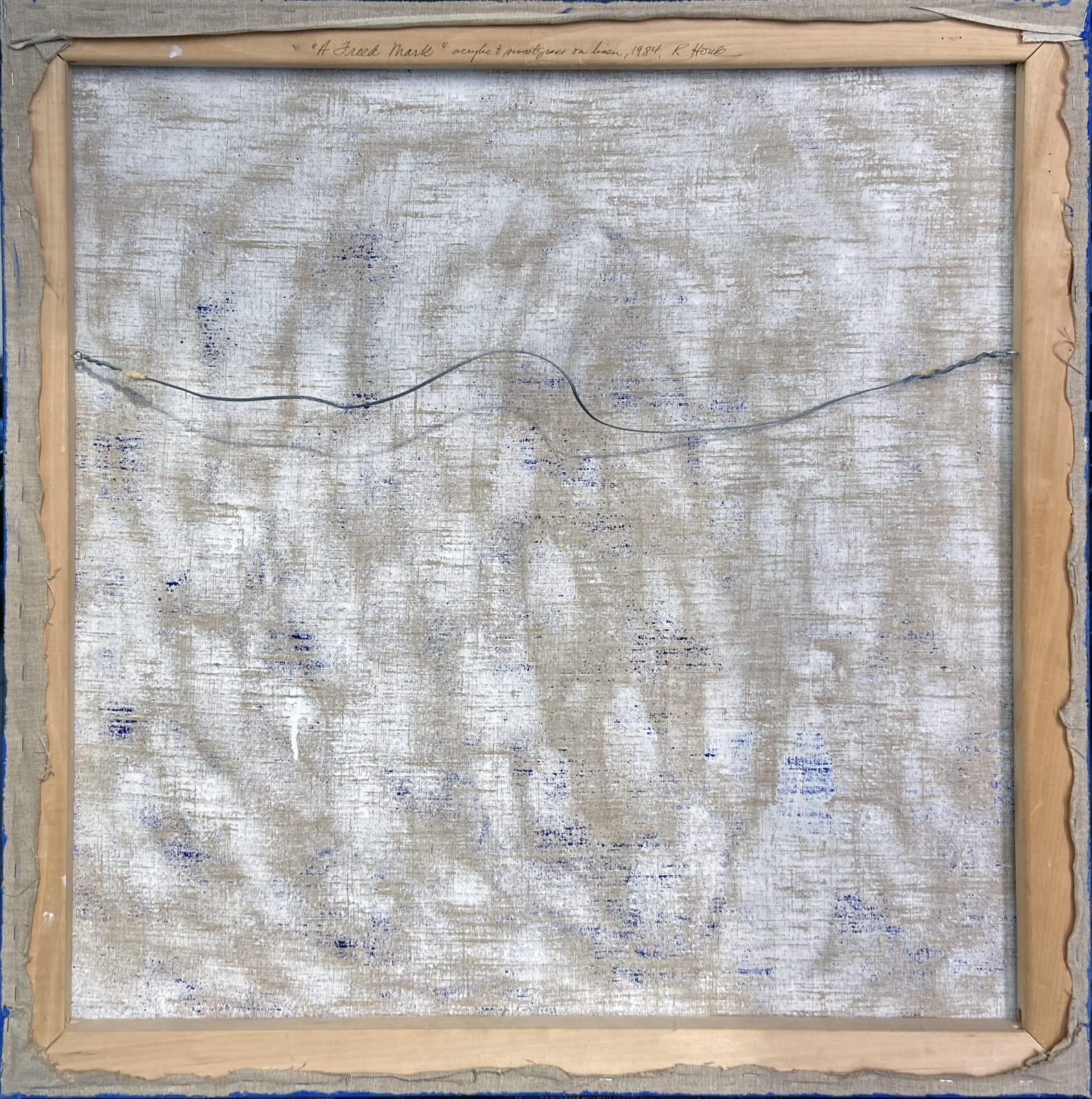 ROBERT HOULE, R.C.A. (1947-) NAHKAWININIWAK (SAULTEAUX / PLAINS OJIBWAY), A Freed Mark, 1984