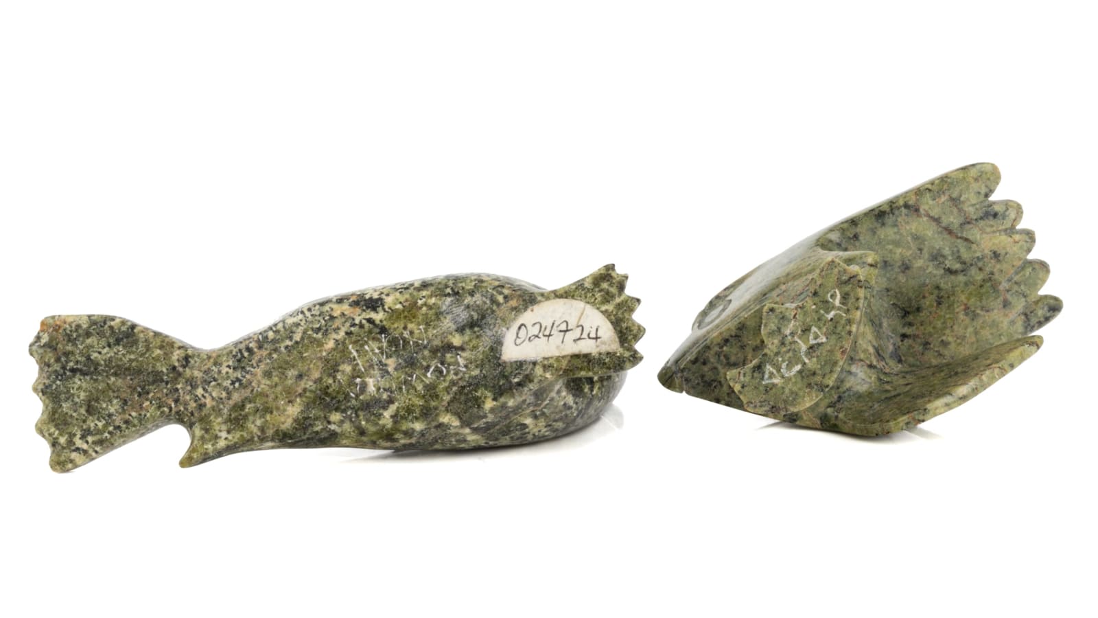 ALASHUA SHARKY (1973-), MARY RAGEE, and NOAH NOWDLAK (1964-) KINNGAIT (CAPE DORSET), Three Arctic Animals, c. 1990s / 2000s