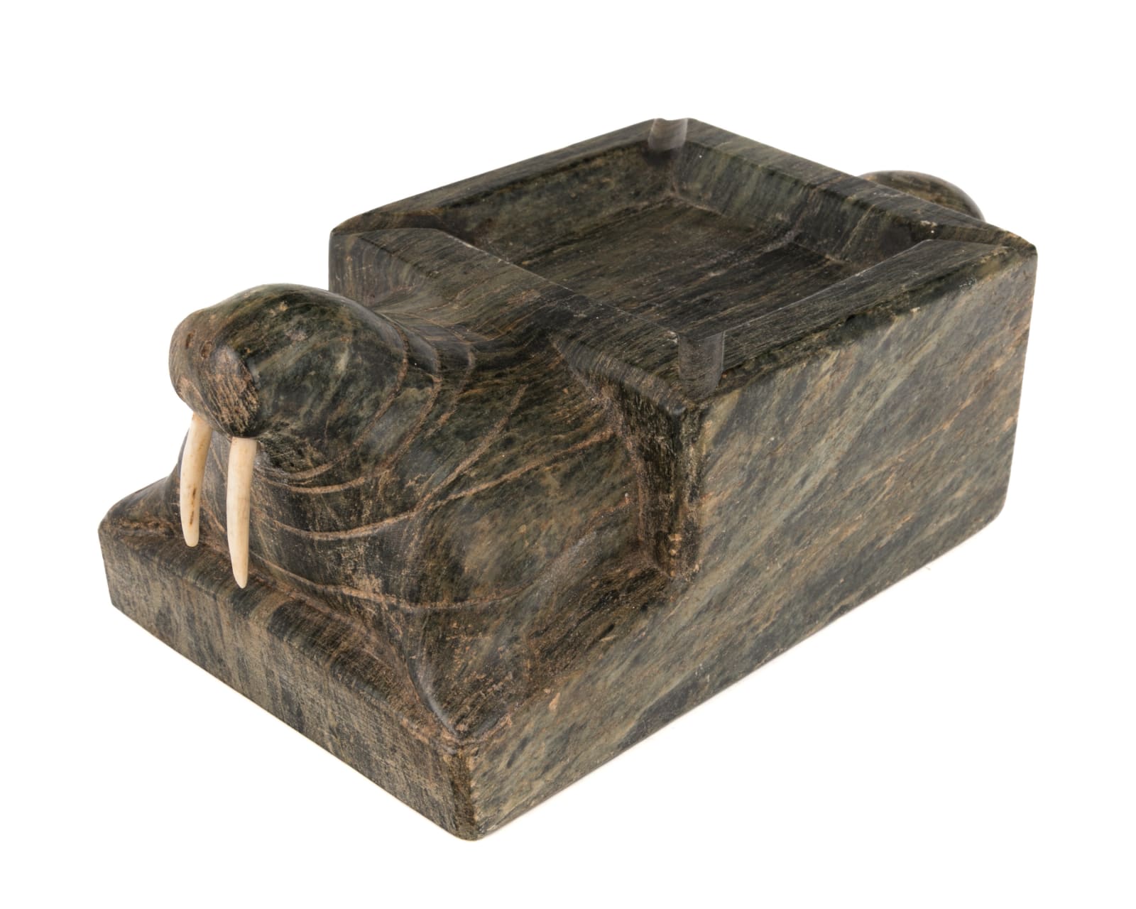 UNIDENTIFIED INUIT ARTIST, EASTERN CANADIAN ARCTIC, Ashtray and Match Holder, late 1950s