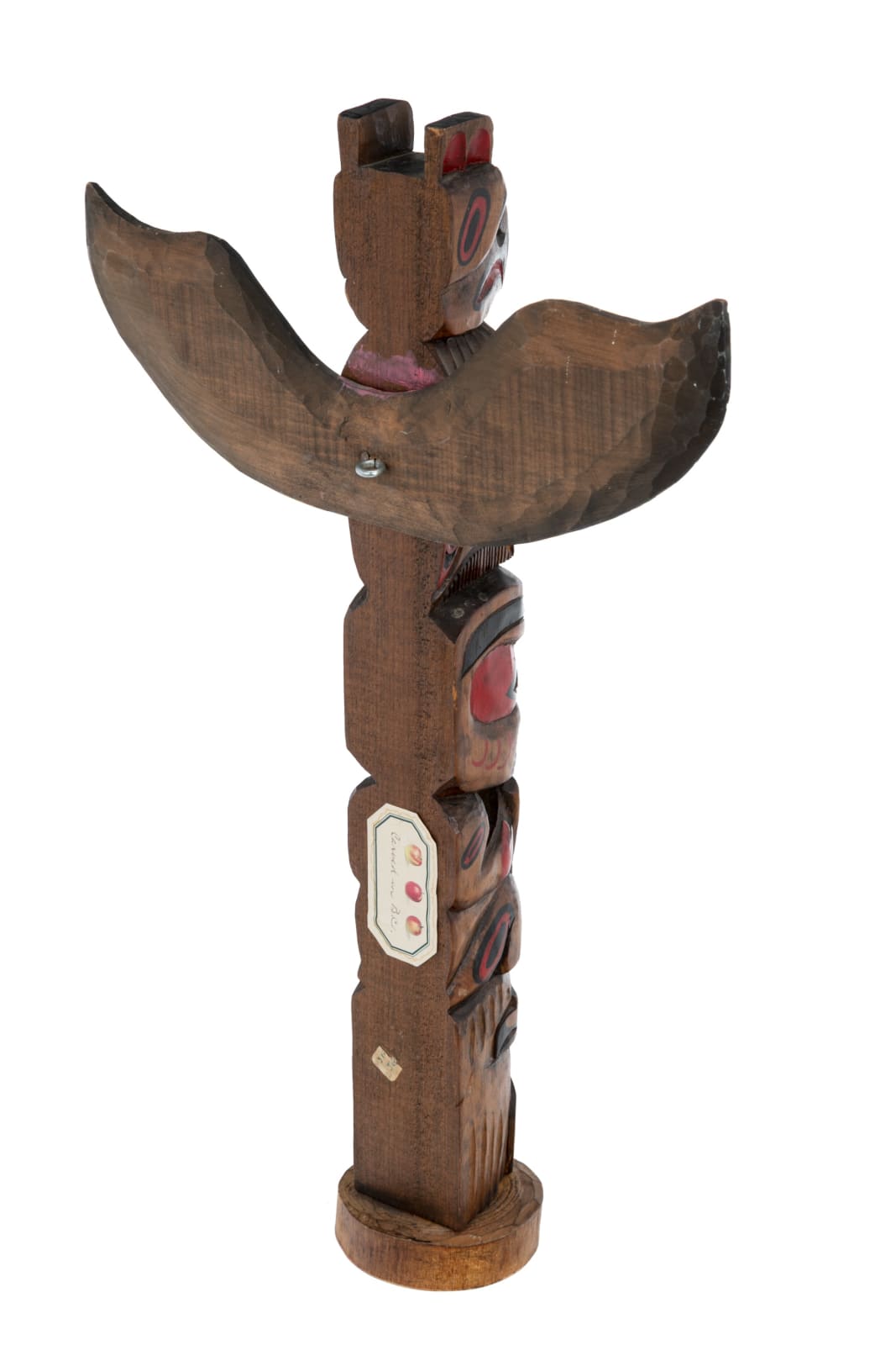 JIMMY JOHN (1876-1988), MOWACHAHT/MUCHALAHT (NUU-CHAH-NULTH), Model Totem Pole, 1950s