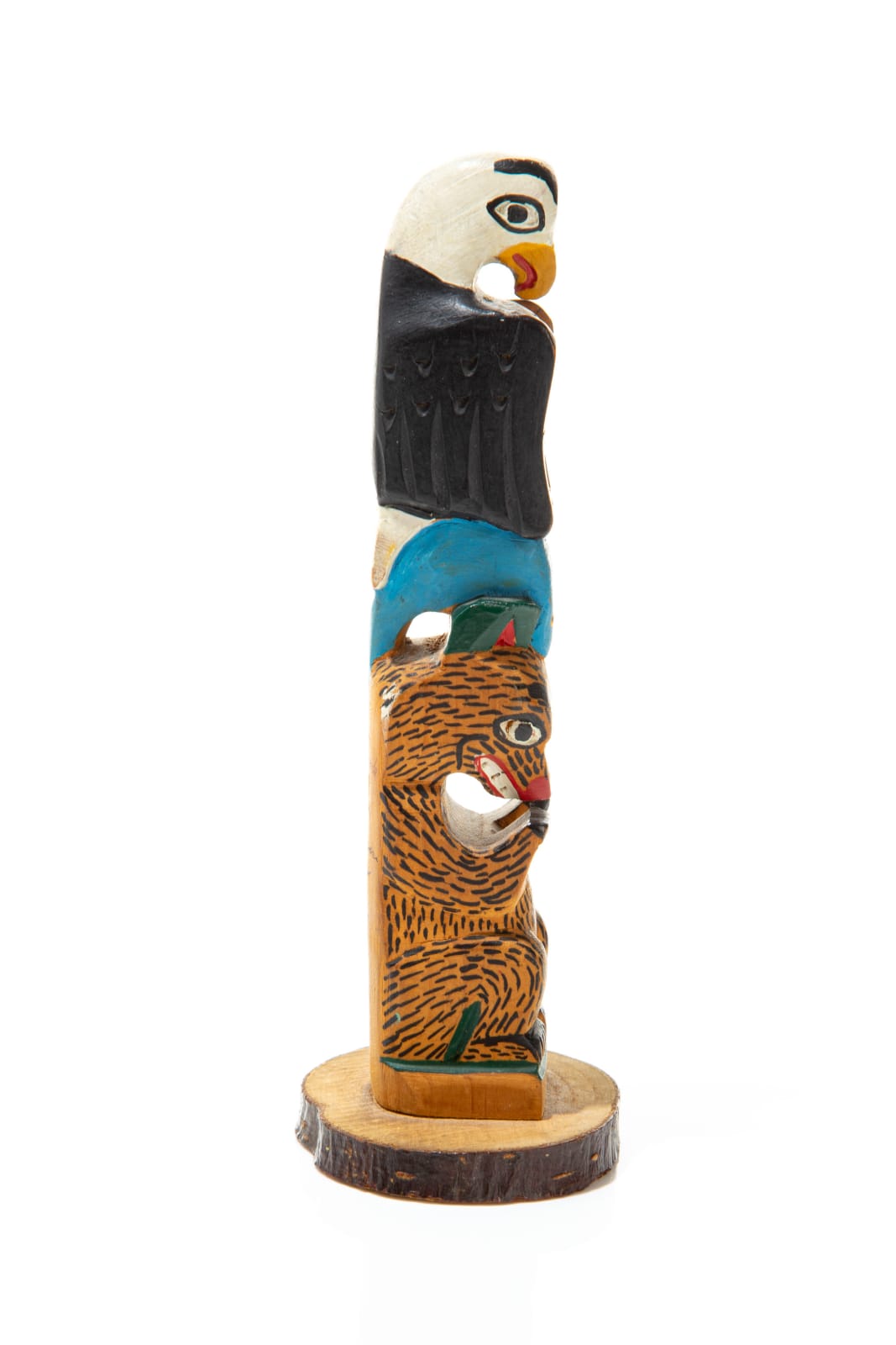 ELI TAIT (1872-1949) ALASKAN TSIMSHIAN, METLAKATLA, AK, Model Totem, c. 1920-1940