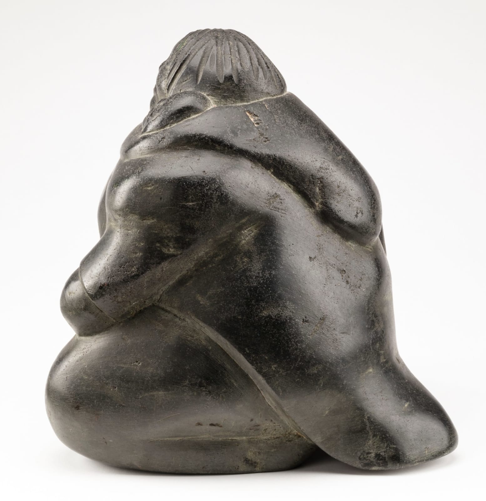 THOMAS SIVURAQ (1941-) QAMANI'TUAQ (BAKER LAKE), Mother with Two Children, 1980s