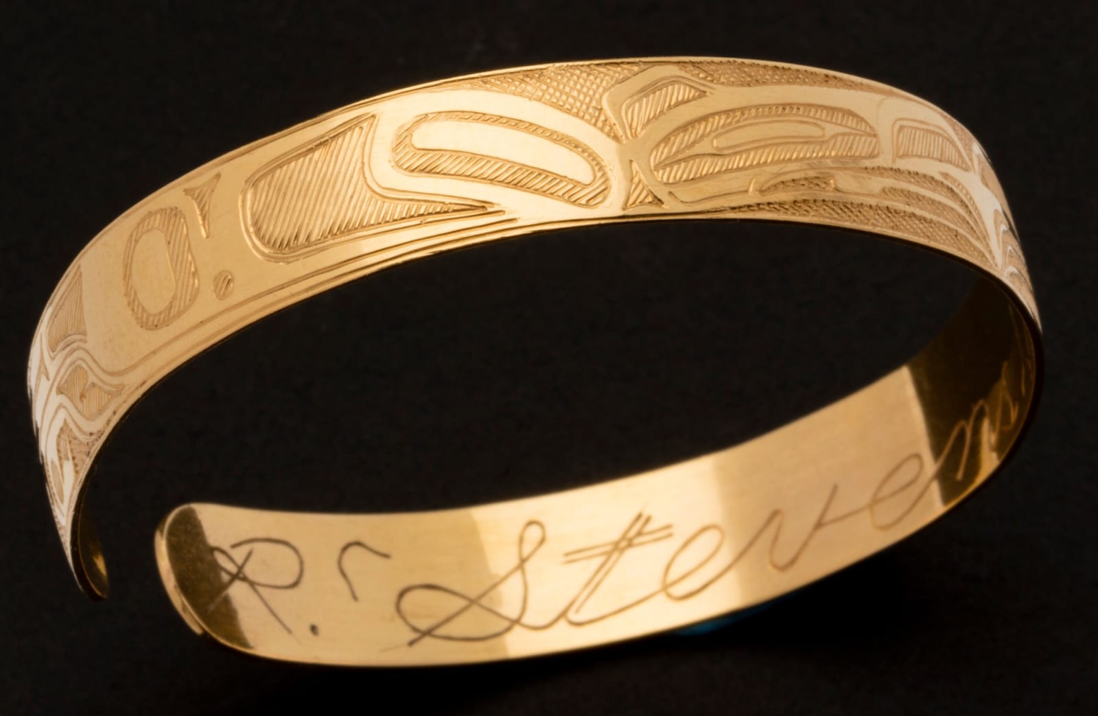 RAYMOND STEVENS (1953-1981) HAIDA / NISGA'A, Split Eagle Bracelet, 1978