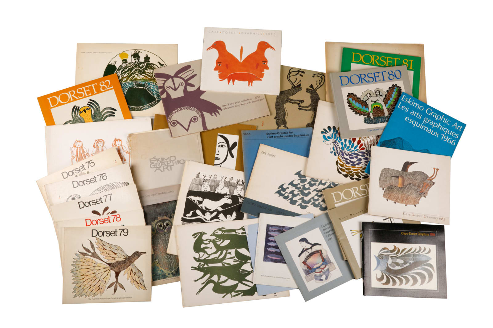 Quantity of Cape Dorset Print Catalogues & Calendars