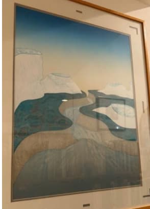 PITSEOLAK NIVIAQSI, R.C.A. (1947-2015) KINNGAIT (CAPE DORSET), Kuuqapik (The River), 1992 #28