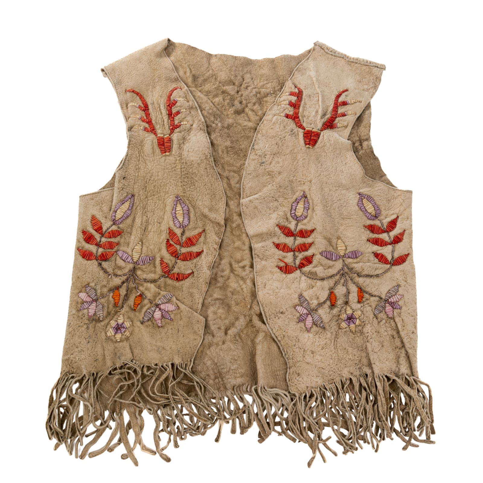 UNIDENTIFIED EASTERN SIOUX (PROBABLY SANTEE) ARTIST, Quilled Child's Vest, late 19th century
