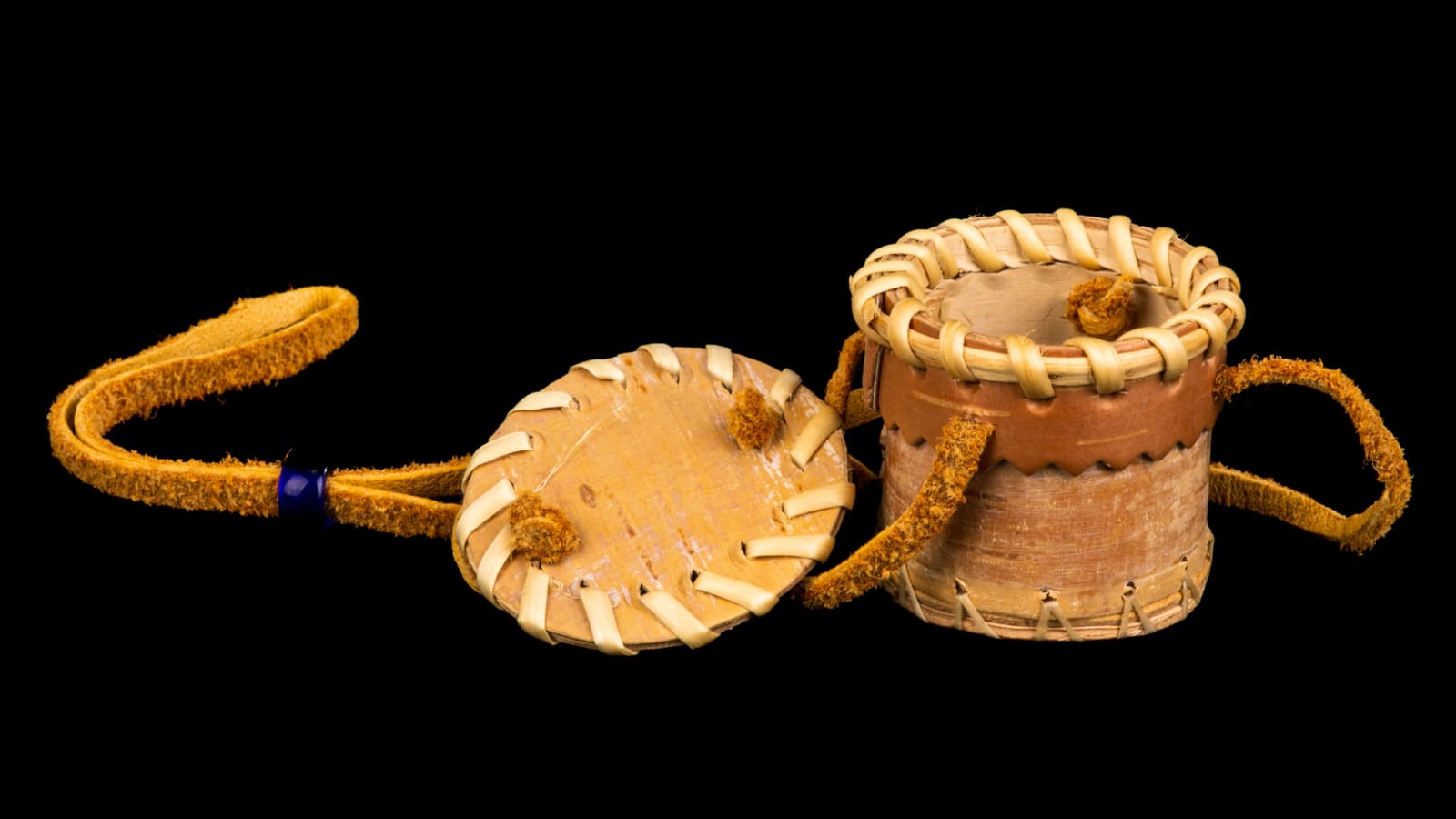 YVONNE NANDE, DENE, ACHO DENE KOE FIRST NATION, FORT LAIRD, NORTHWEST TERRITORIES and TWO UNIDENTIFIED FIRST NATIONS ARTISTS, PROBABLY ANISHINAABE, Three Model Objects