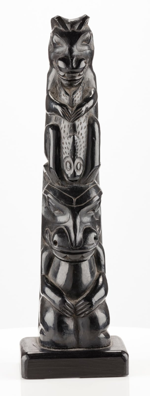 UNIDENTIFIED HAIDA ARTIST, Hollowback Model Totem Pole, c. 1900-1910