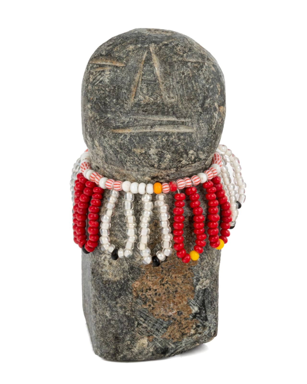 EVA TALOOKI ALIKTILUK (1927-1994) ARVIAT (ESKIMO POINT), Kneeling Woman in a Beaded Amautiq