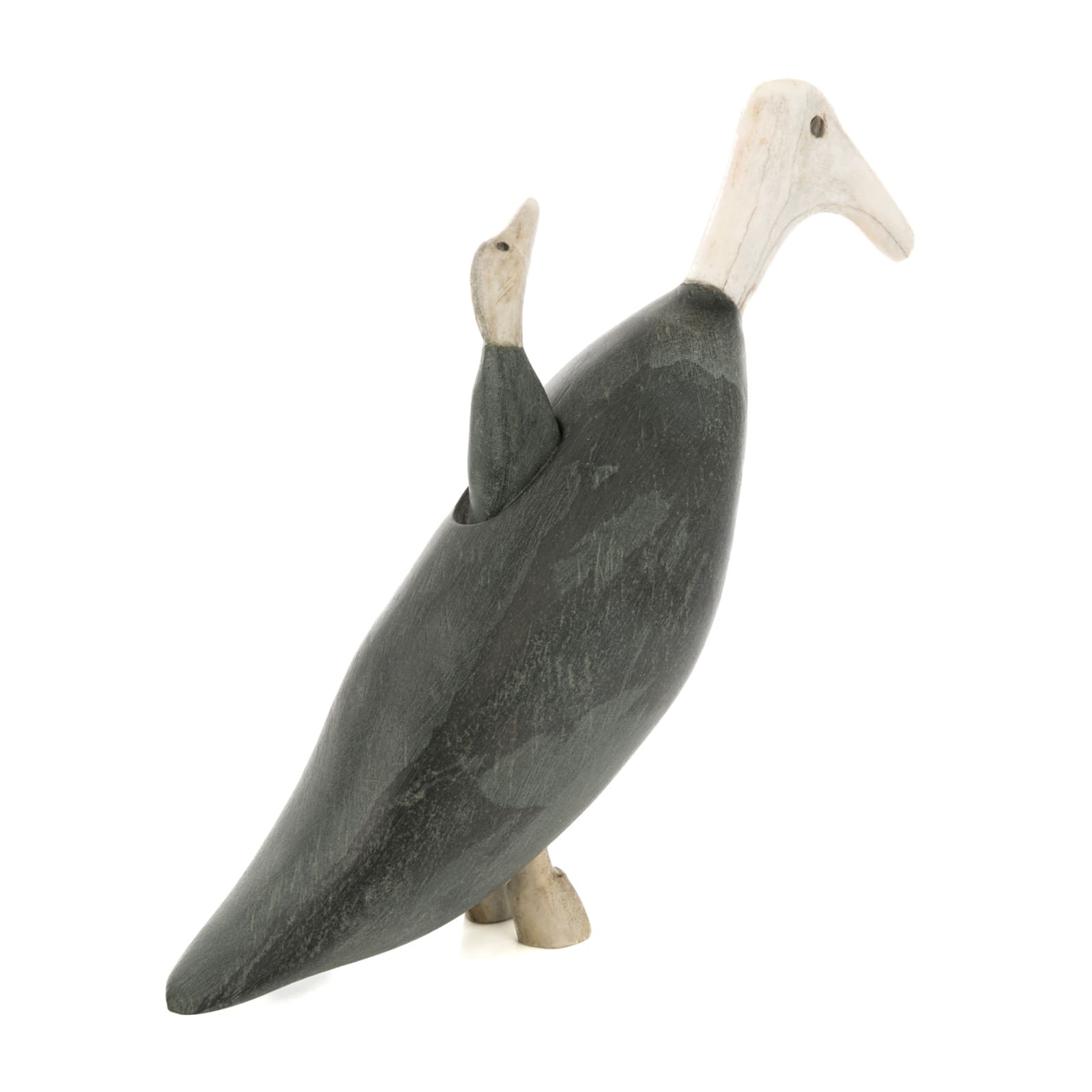 PETER INUKSHUK (1896-1975) QAMANI’TUAQ (BAKER LAKE), Bird and Young, early 1970s