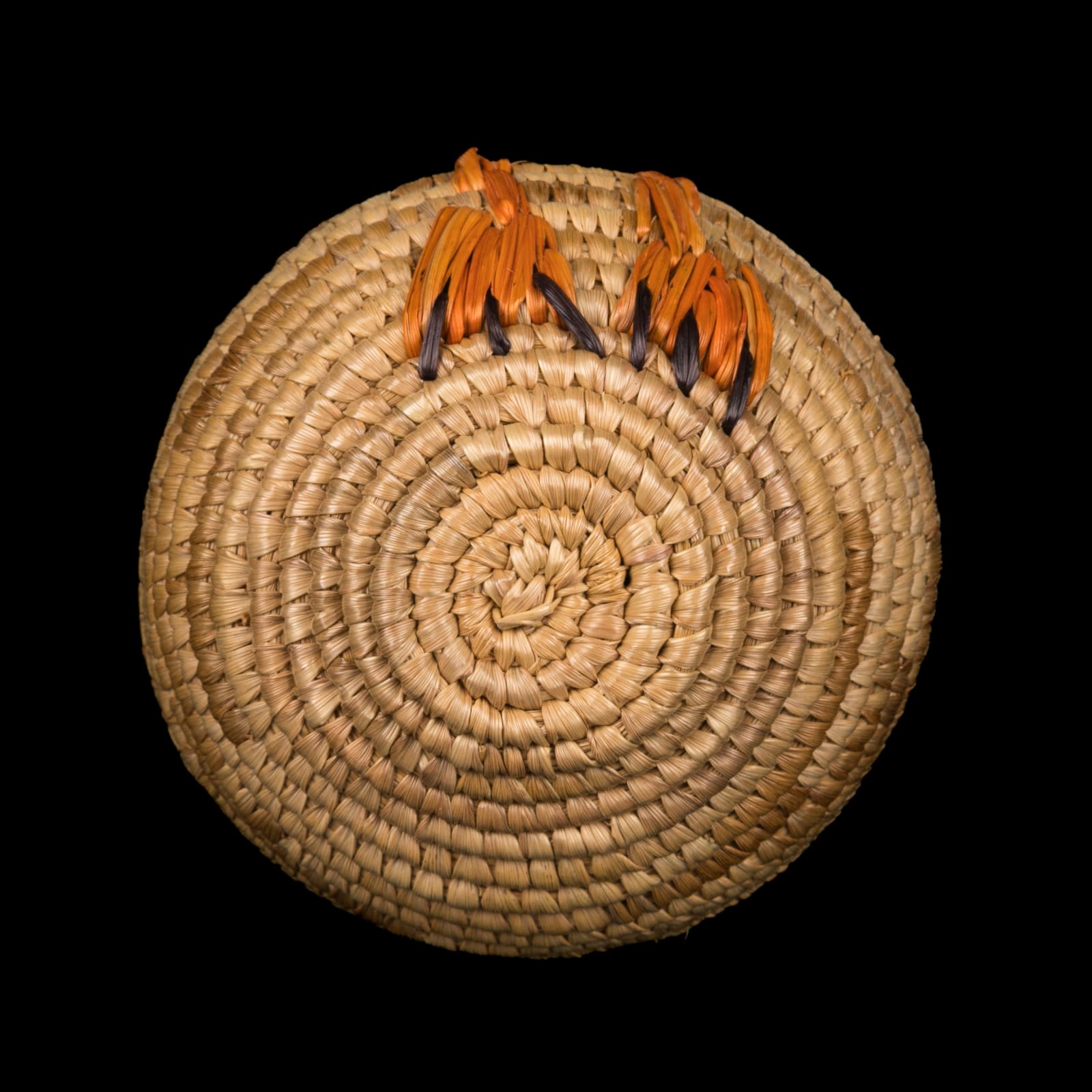 JULIE EUGENE SHOR (1936-2019), CUP’IG, NUNIVAK ISLAND, ALASKA, Puffin Basket, 1992