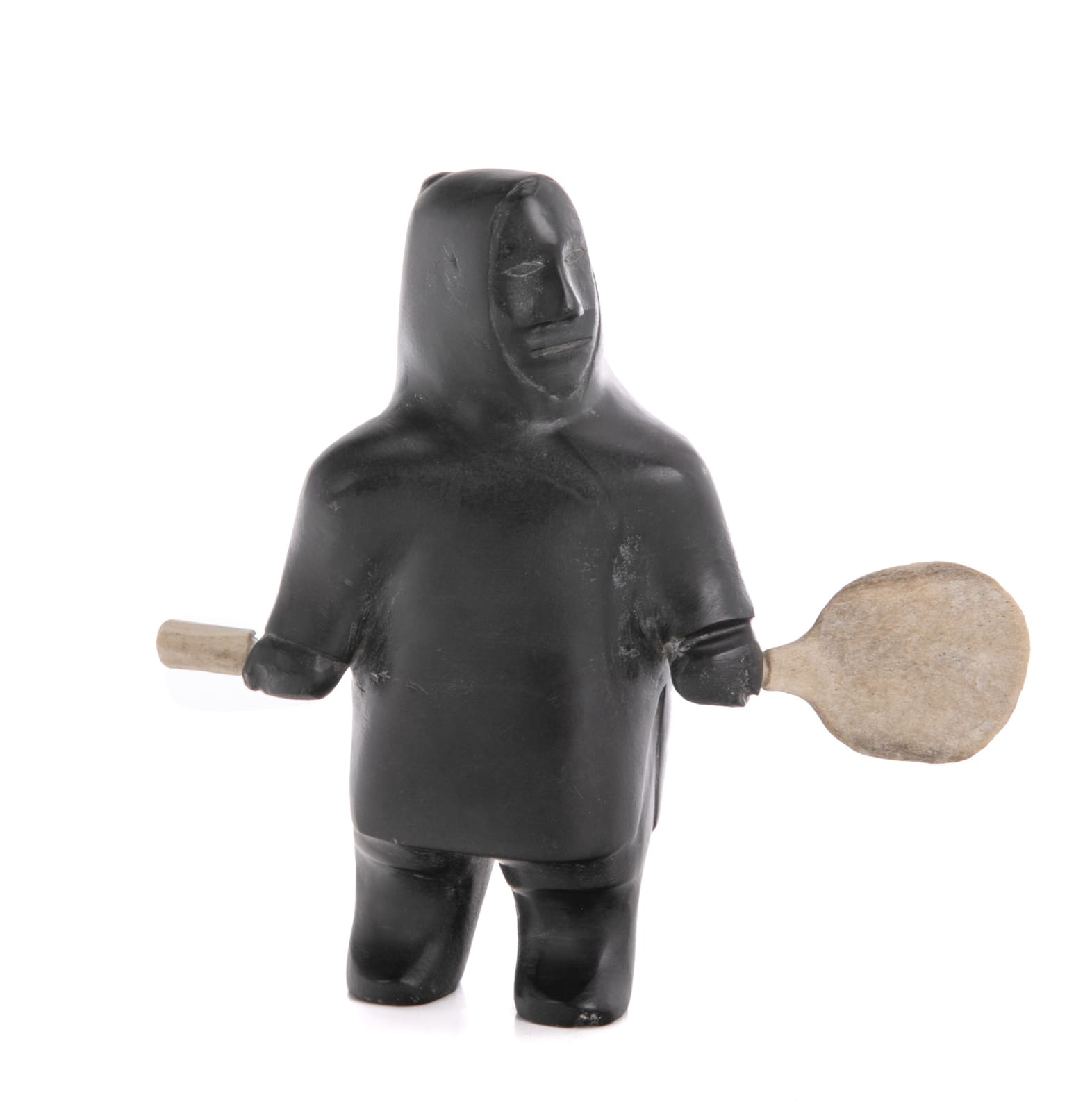 GEORGE TATANNIQ (1910-1991) QAMANI'TUAQ (BAKER LAKE), Drum Dancer, early 1980s