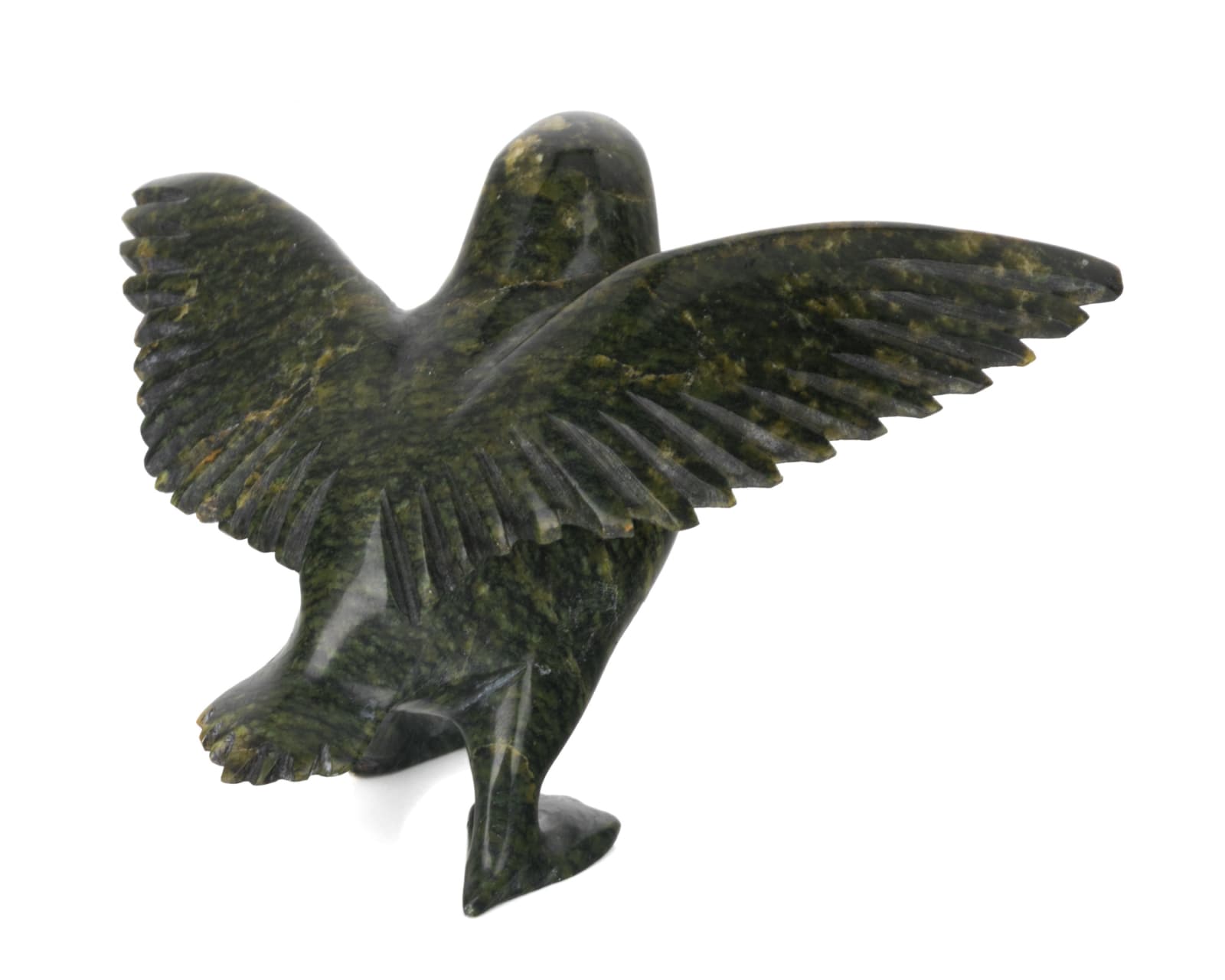 NAPACHIE SHARKY (1971-2018) KINNGAIT (CAPE DORSET), Alighting Bird, mid-2000s