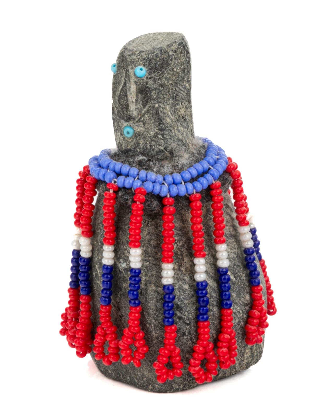 EVA TALOOKI ALIKTILUK (1927-1994) ARVIAT (ESKIMO POINT), Woman in a Beaded Amautiq