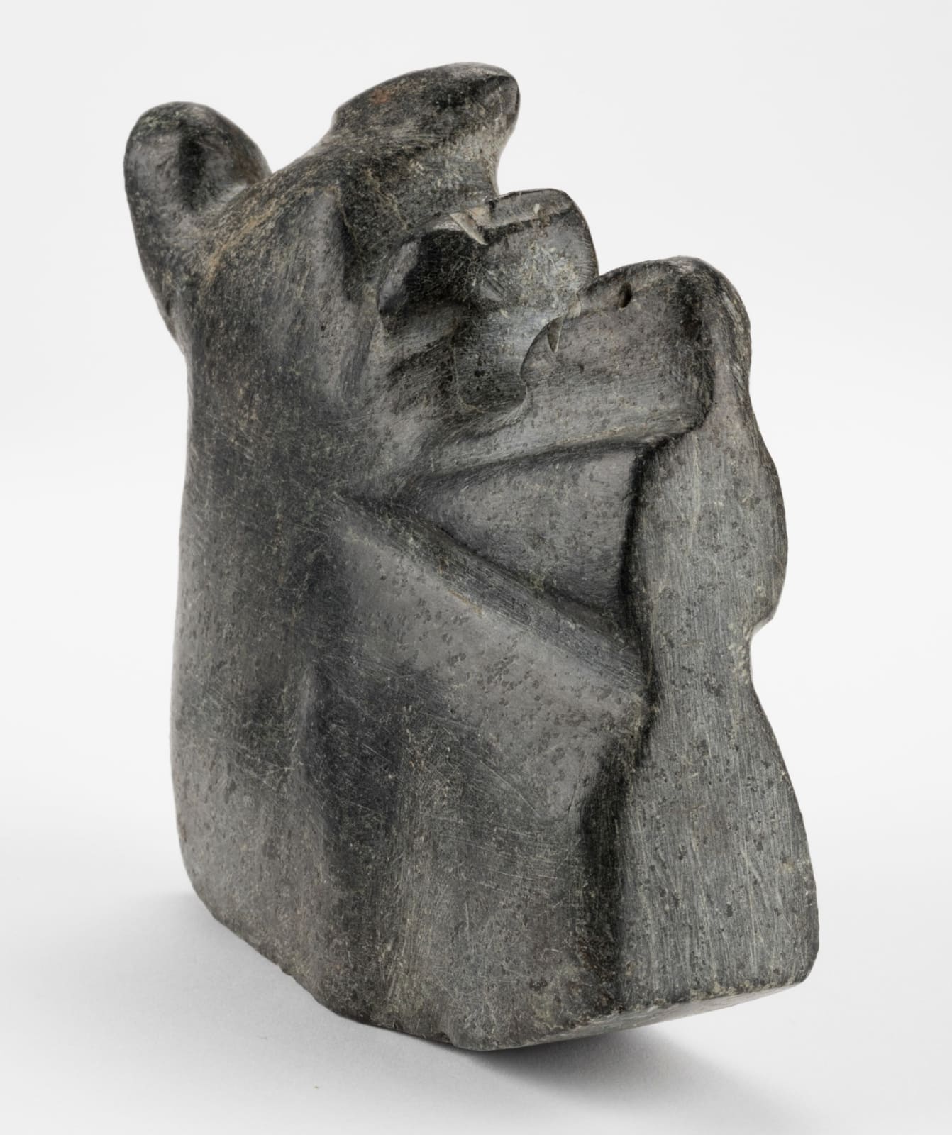 LUCY TASSEOR TUTSWEETOK (1934-2012) ARVIAT (ESKIMO POINT), Family Group, mid 1970s