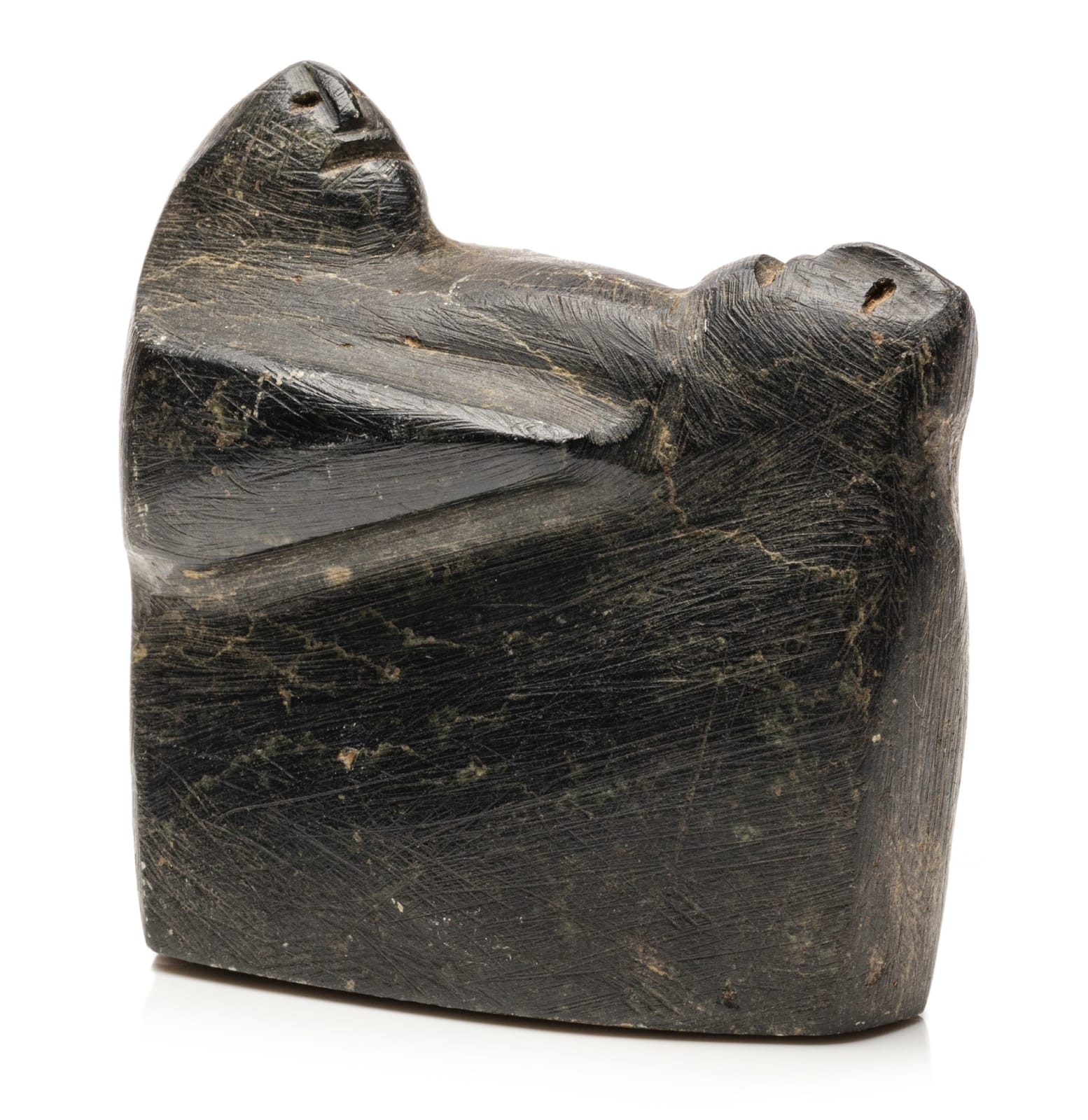 LUCY TASSEOR TUTSWEETOK (1934-2012) ARVIAT (ESKIMO POINT), Embracing Figures, c. 1970