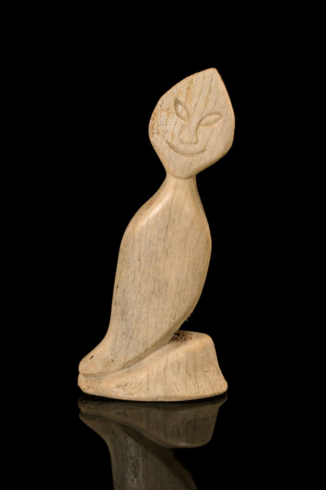 NUTARALAQ AKULUKJUK (1916-D) PANNIRTUQ (PANGNIRTUNG), Grinning Spirit Figure, early 1970s