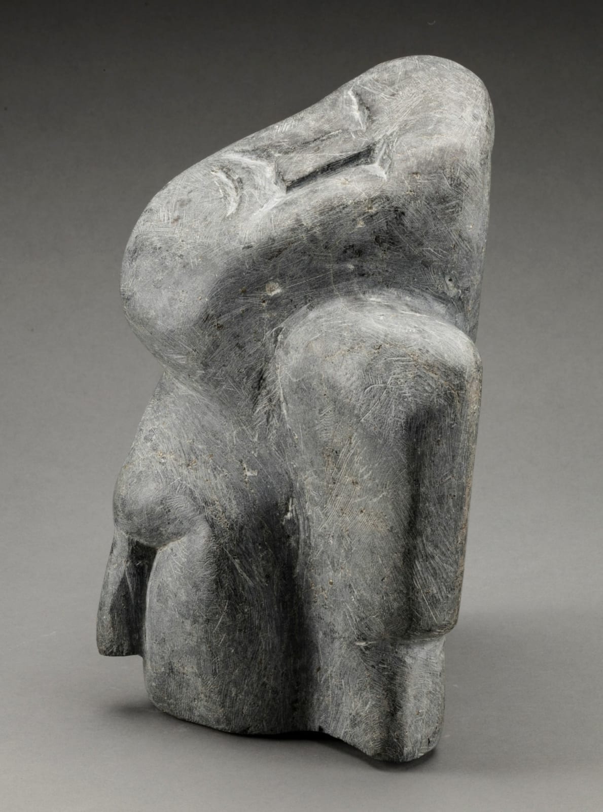 MARY KAHOOTSUAK MIKI (1920-1993) ARIVAT (ESKIMO POINT), Family Group, mid-late 1970s