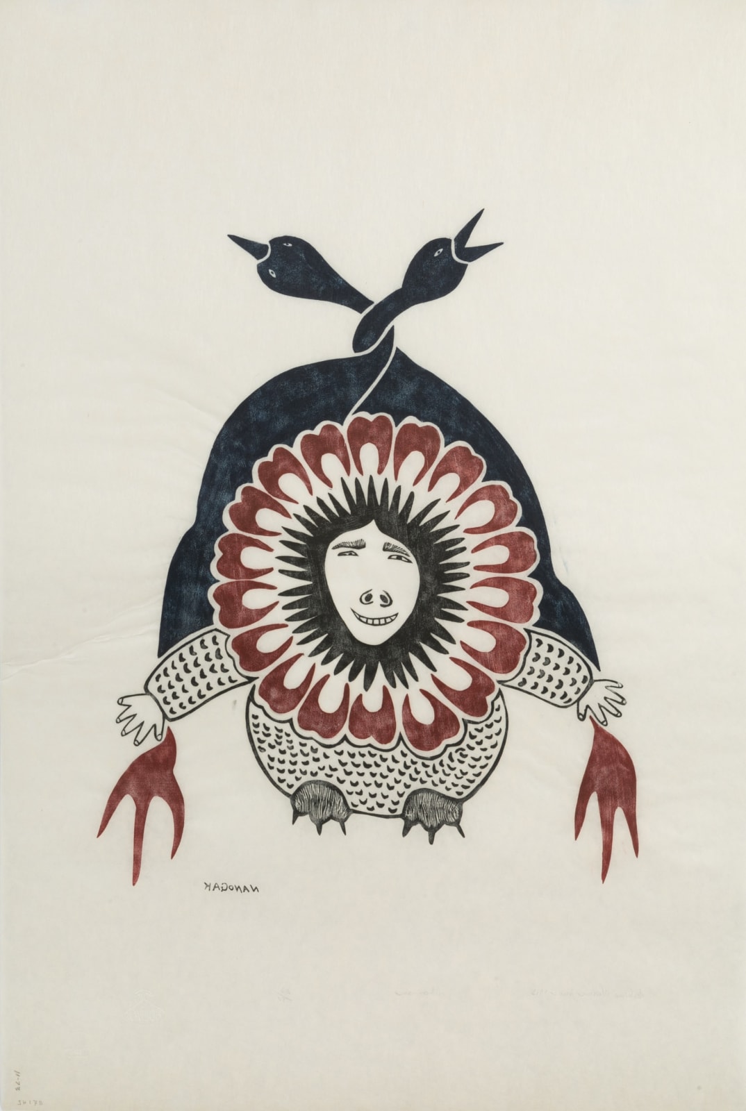 AGNES NANOGAK GOOSE (1925-2001), ULUKHAKTOK (HOLMAN ISLAND), Shaman, 1973 #11