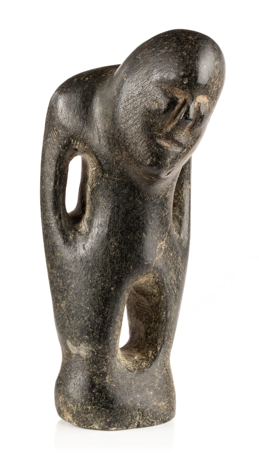 JOHN TIKTAK, R.C.A. (1916-1981) KANGIQLINIQ (RANKIN INLET), Hunched Man, c. 1970-74