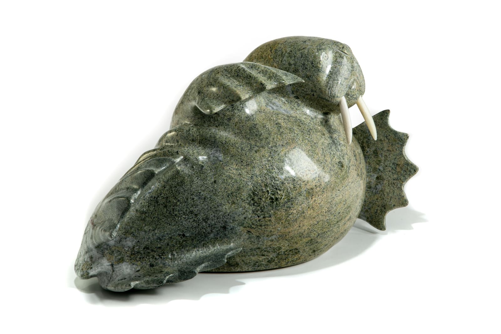 MARY NATSIQ PARR (1953-) KINNGAIT (CAPE DORSET), Walrus, 1990s