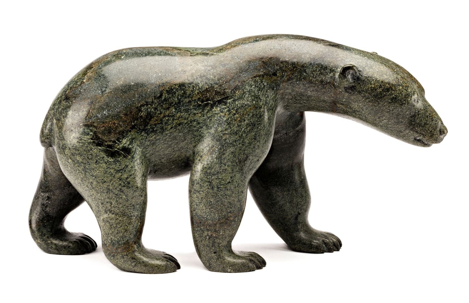HENRY EVALUARDJUK (1923-2007) IQALUIT (FROBISHER BAY), Walking Polar Bear, c. 1980