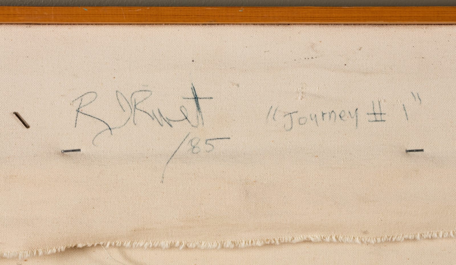 RICK RIVET (1949-) SAHTU-MÉTIS, AKLAVIK, NWT / ONTARIO, Journey #1, 1985