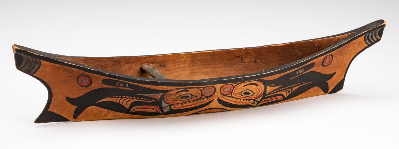 UNIDENTIFIED TLINGIT (YAKUTAT) ARTIST, Model Canoe, c. 1890-1910