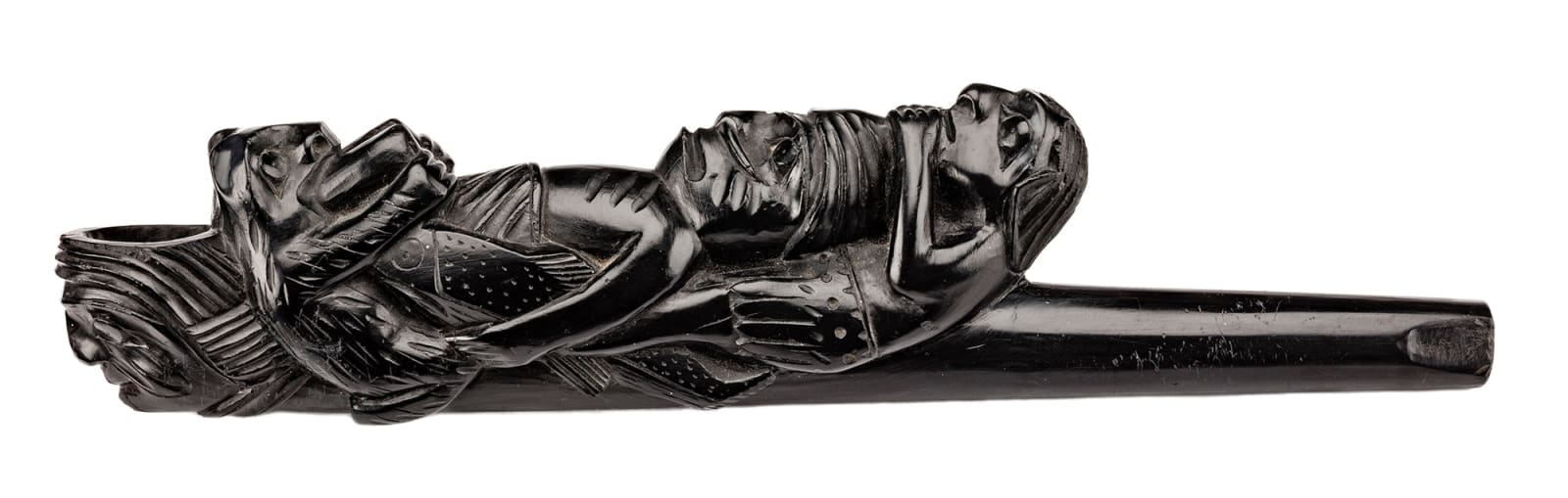 UNIDENTIFIED HAIDA ARTIST, Late Trade Pipe, c. 1880s-1890s