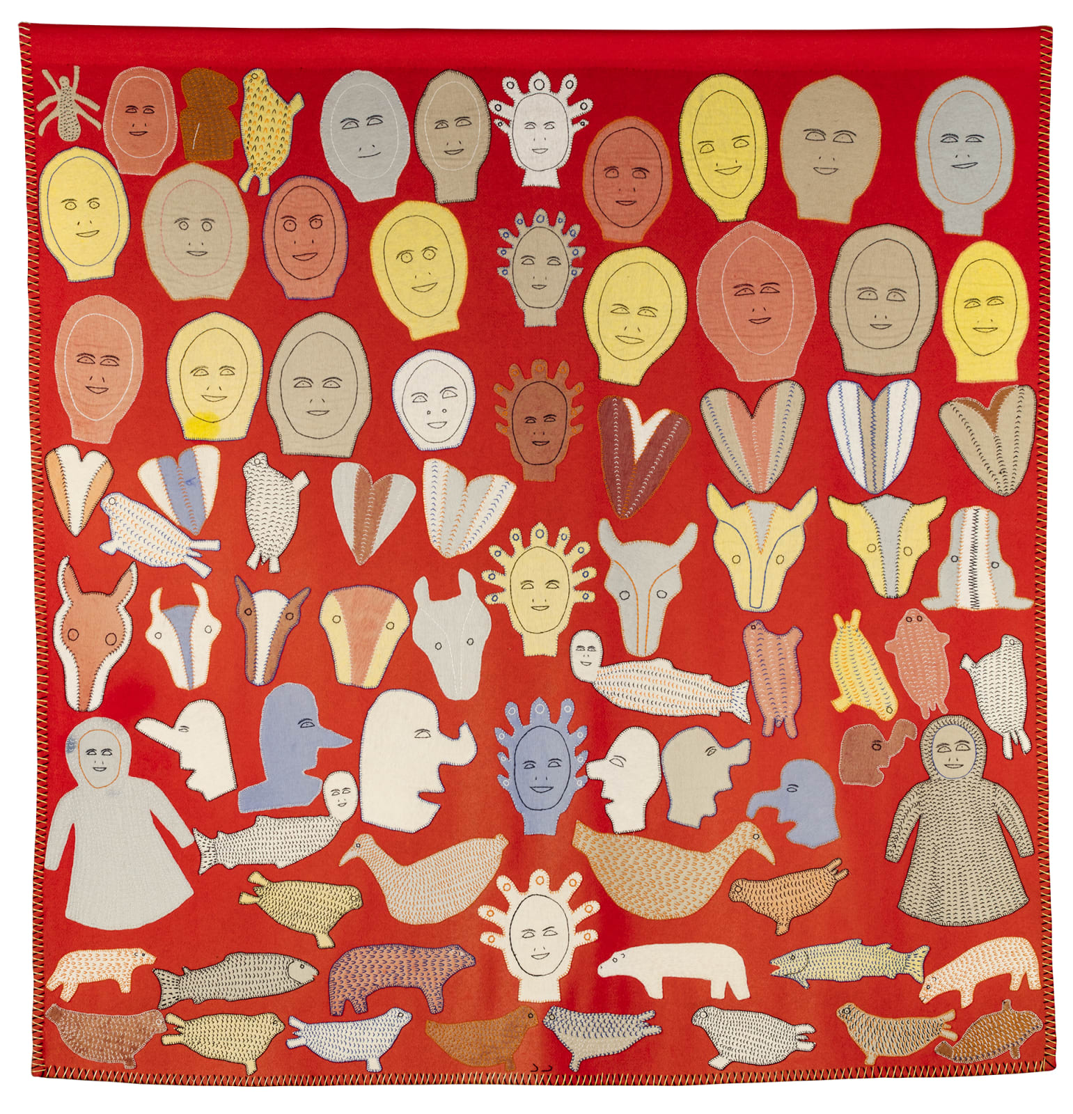 MARION TUU'LUQ, R.C.A. (1910-2002) QAMANI'TUAQ (BAKER LAKE), Untitled, mid 1970s