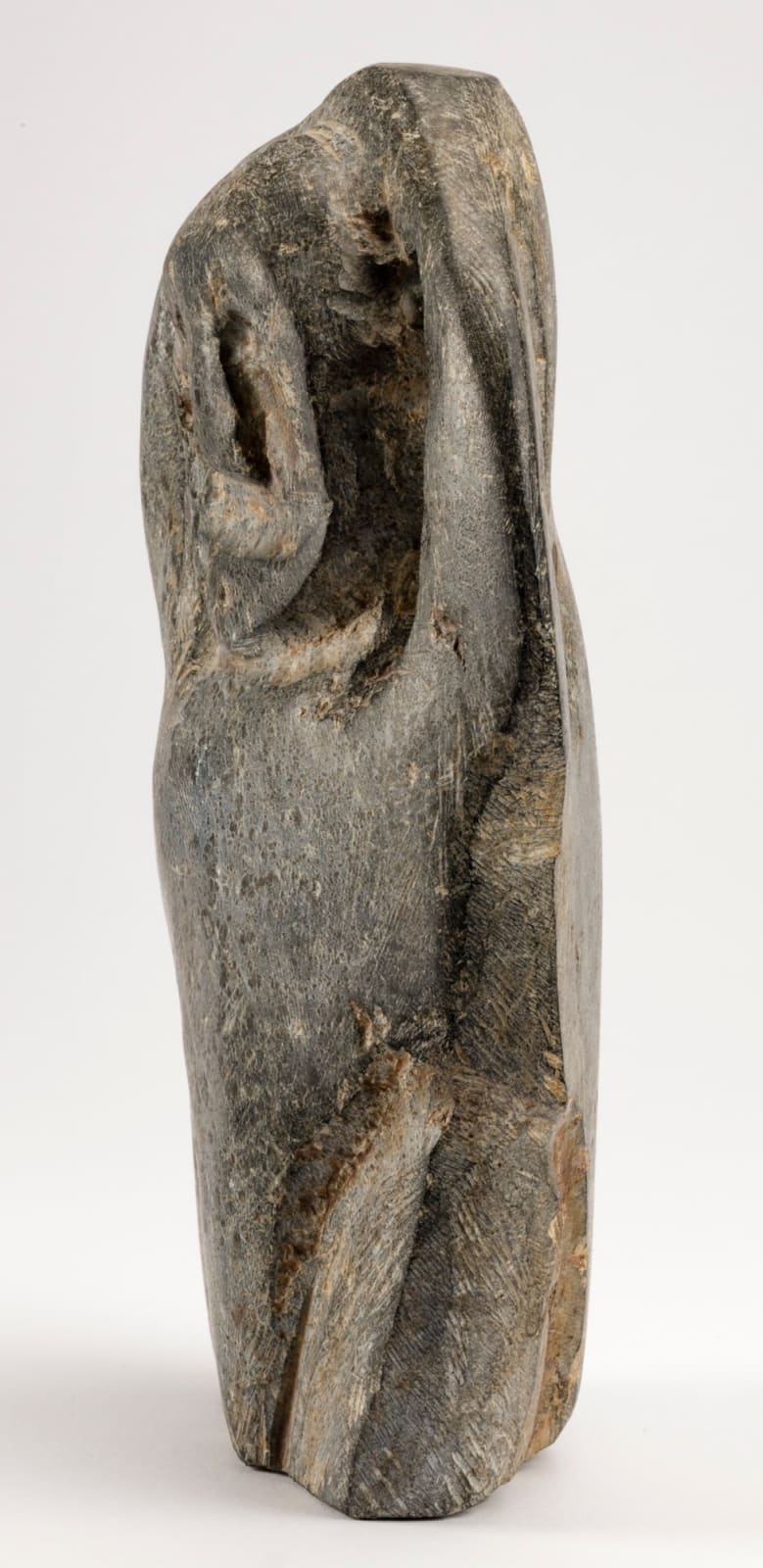 JOHN KAVIK (1897-1993) KANGIQLINIQ (RANKIN INLET), Woman with Raised Arms, early-mid 1970s