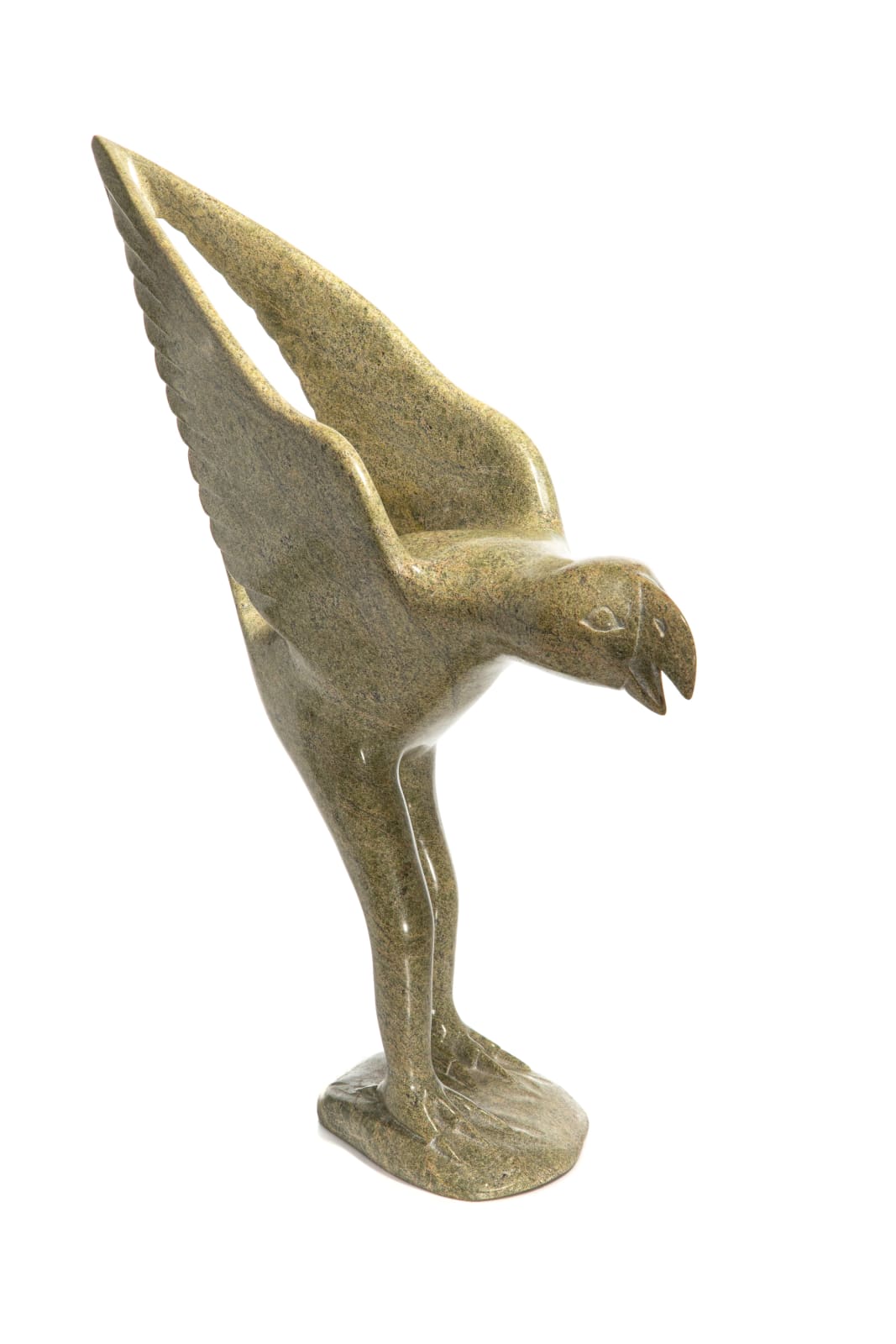 QIMIATA NUNGUSUITUQ (1948-) KINNGAIT (CAPE DORSET), Excited Hawk, 1996