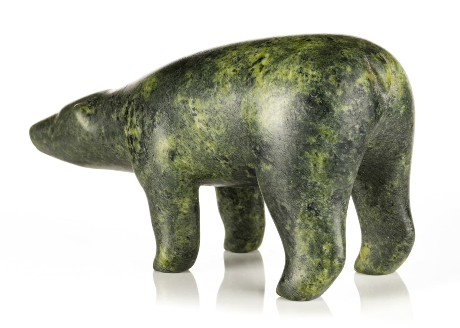 NIVIAQSI (NIVIAKSIAK) (1908-1959) KINNGAIT (CAPE DORSET), Polar Bear, c. 1957-59