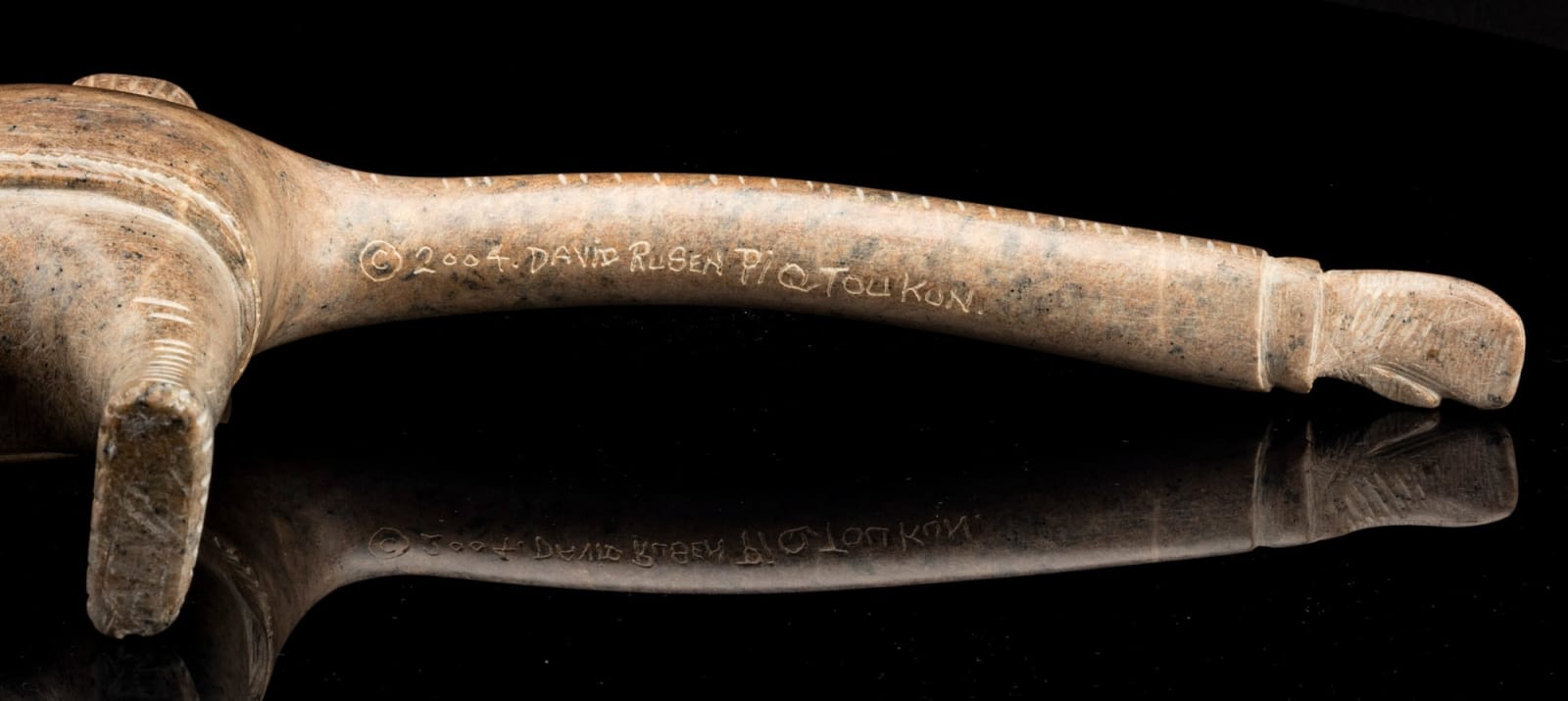 DAVID RUBEN PIQTOUKUN (1950-2026) PAULATUK / ONTARIO, Long Arm of the Law, 2004