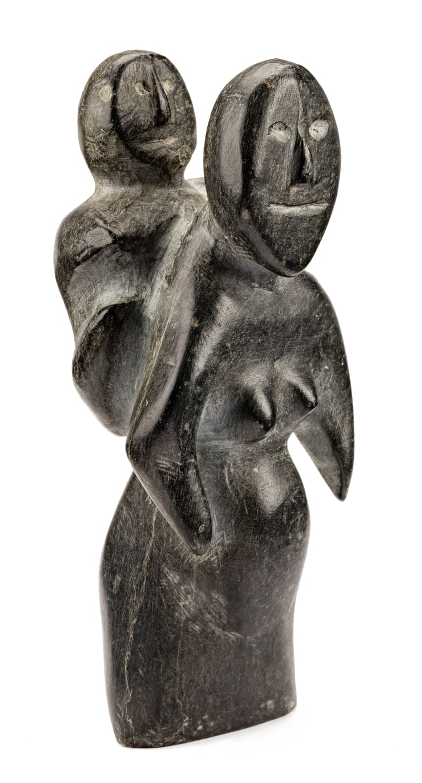 JOHN KAVIK (1897-1993) KANGIQLINIQ (RANKIN INLET), Pregnant Mother and Child, 1964