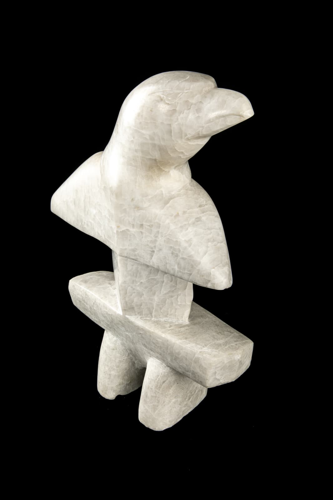 OVILOO TUNNILLIE, R.C.A. (1949-2014) KINNGAIT (CAPE DORSET), Bird Inukshuk