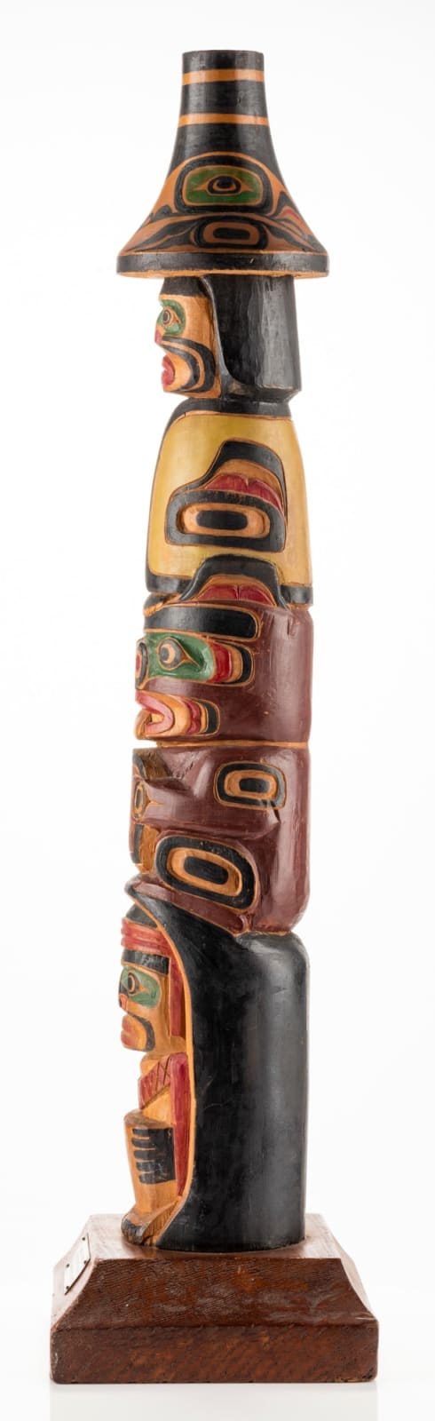 HENRY HUNT SR. (1923-1985), KWAKWA̱KA̱ʼWAKW, Model Totem Pole, c. 1957-58