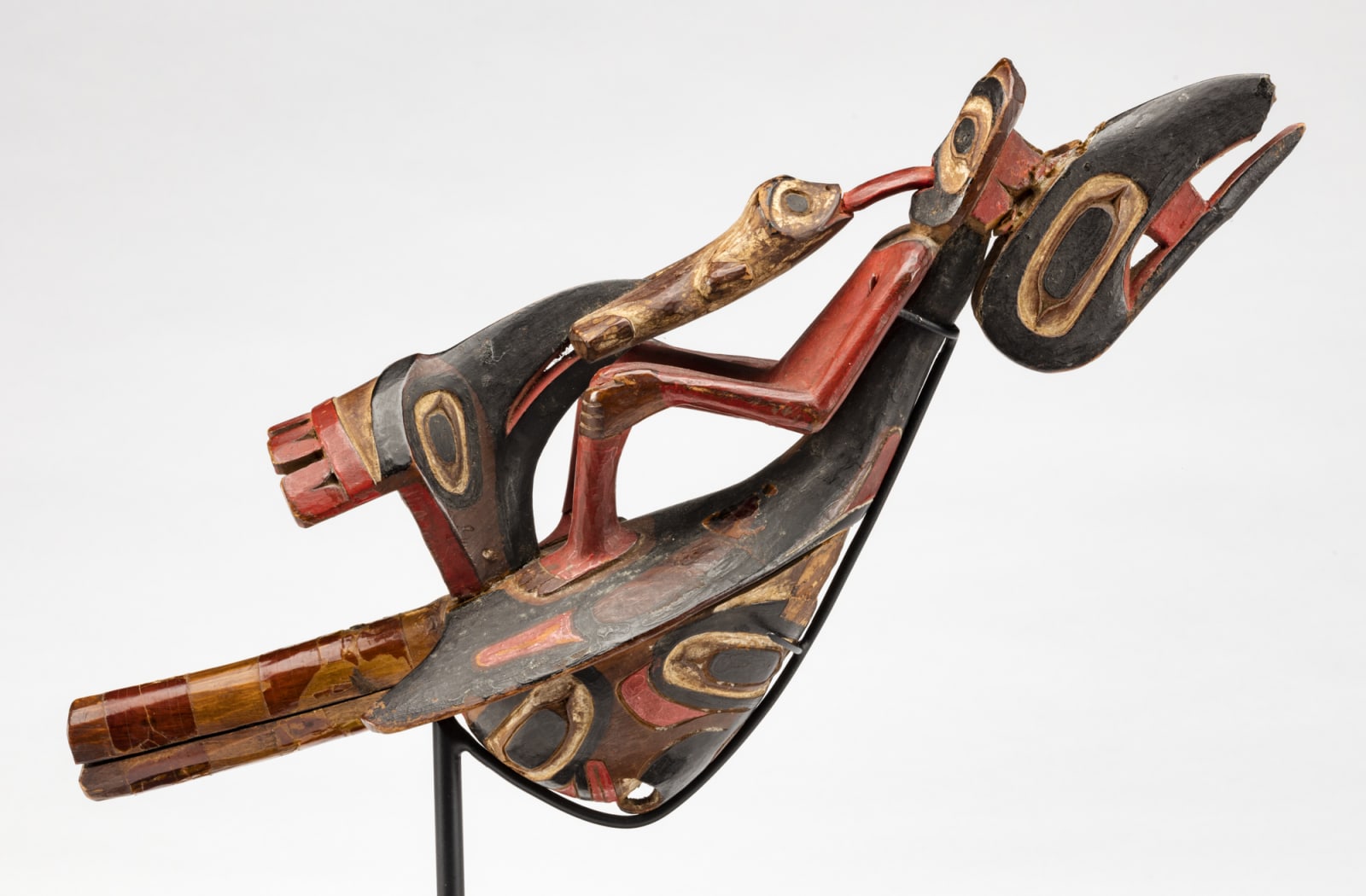 UNIDENTIFIED MAKER, Raven Rattle, c. 1890-1900