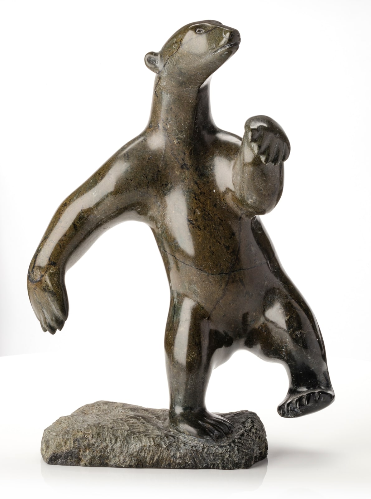 HENRY EVALUARDJUK (1923-2007) IQALUIT (FROBISHER BAY), Dancing Bear, mid-late 1970s