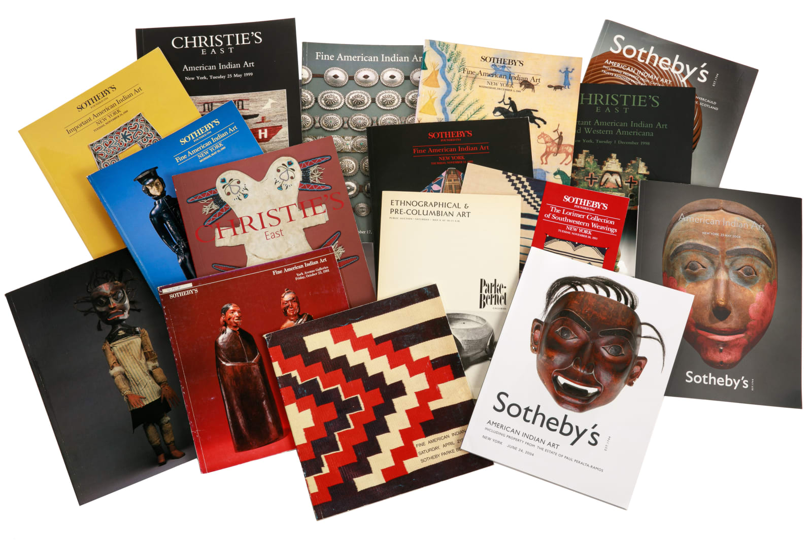 Quantity of A First Nations Auction Catalogues