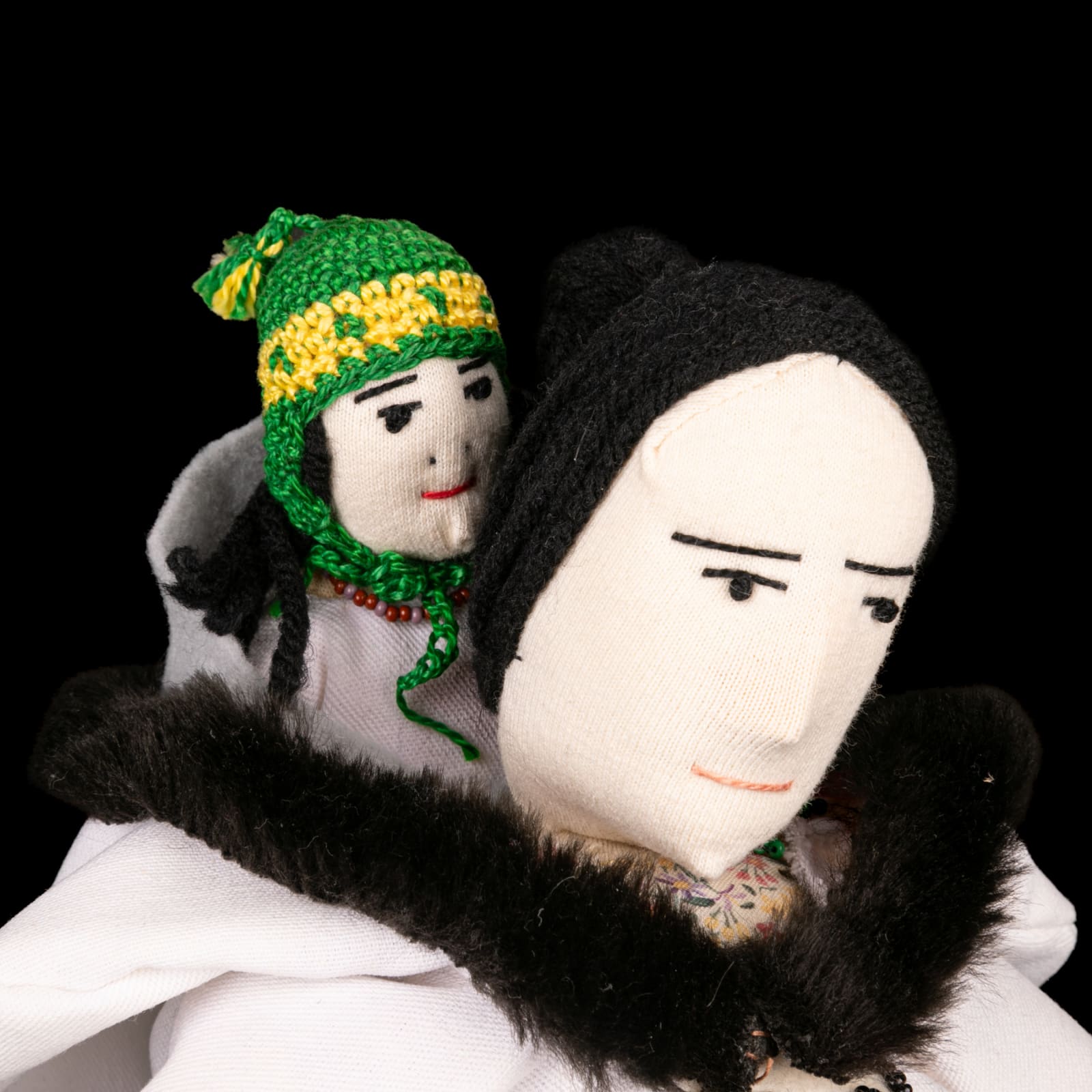 UNIDENTIFIED INUIT ARTIST, Probably KINNGAIT (CAPE DORSET), Mother and Child Doll, 1970s