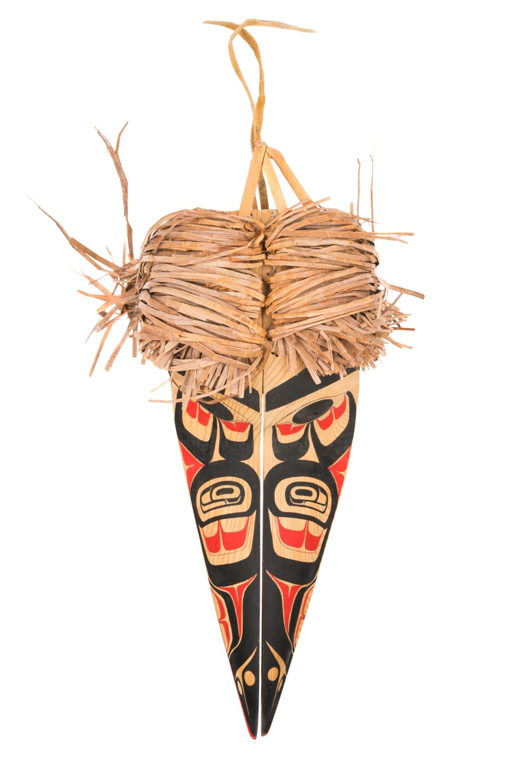 TSOONA SELLA (1937-2014) HAIDA / TLINGIT, Raven Transformation Mask, 19 May 1992