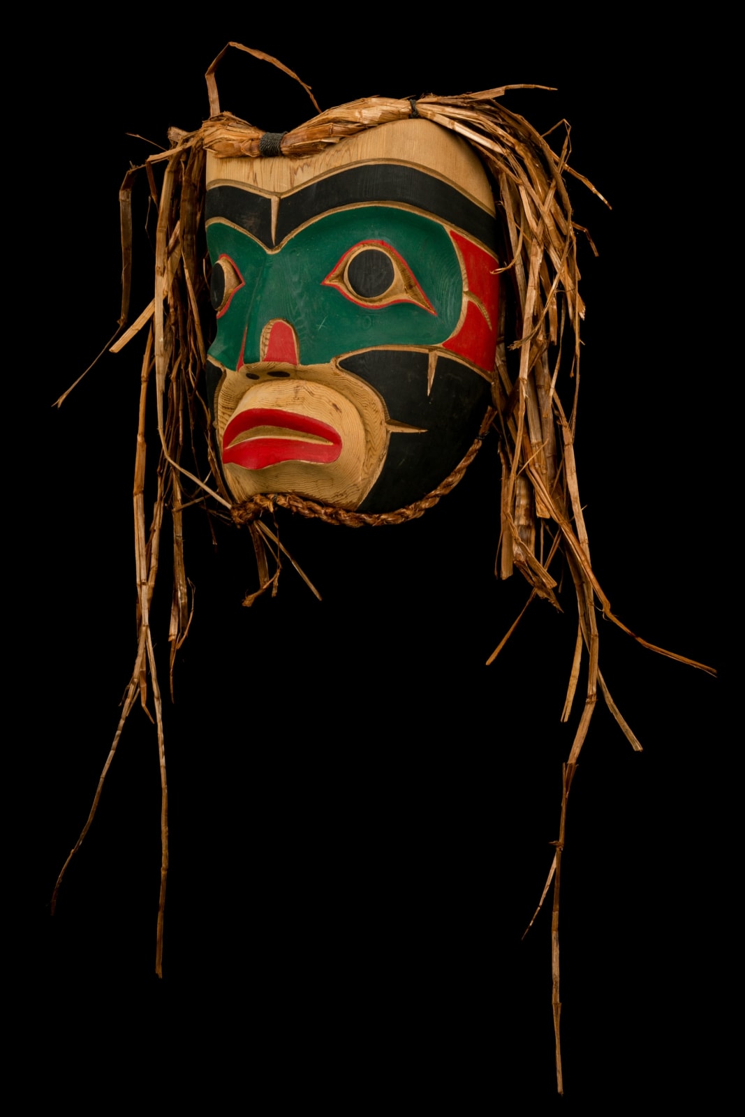 ELTON LAFONTAINE (1974-) CREE, BRITISH COLUMBIA, Kwakwaka'wakw Style Portrait Mask, 2003