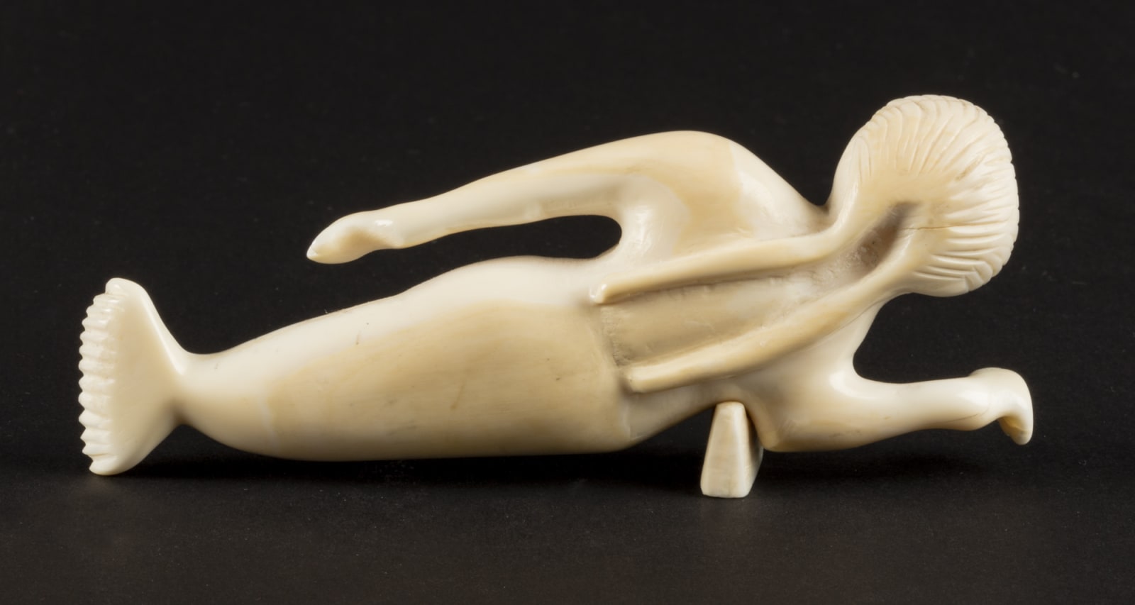 UNIDENTIFIED ARTIST, POSSIBLY IGLOOLIK, Reclining Sea Goddess, mid 1960s