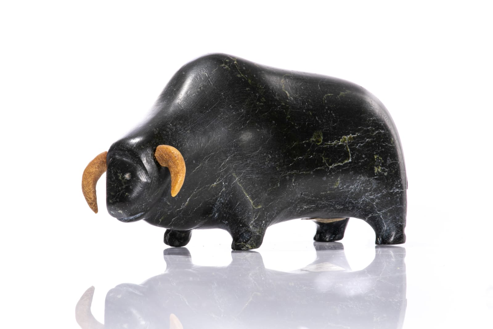 BERTHA SINISIAK AGGARK (1926-) IGLULIGAARJUK (CHESTERFIELD INLET), Muskox, c. 1970s