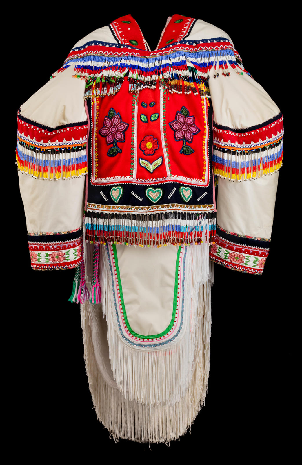 UNIDENTIFIED INUIT ARTIST, KIVALLIQ (KEEWATIN) REGION, Ceremonial Beaded Woman’s Amautiq, c. late 1990s