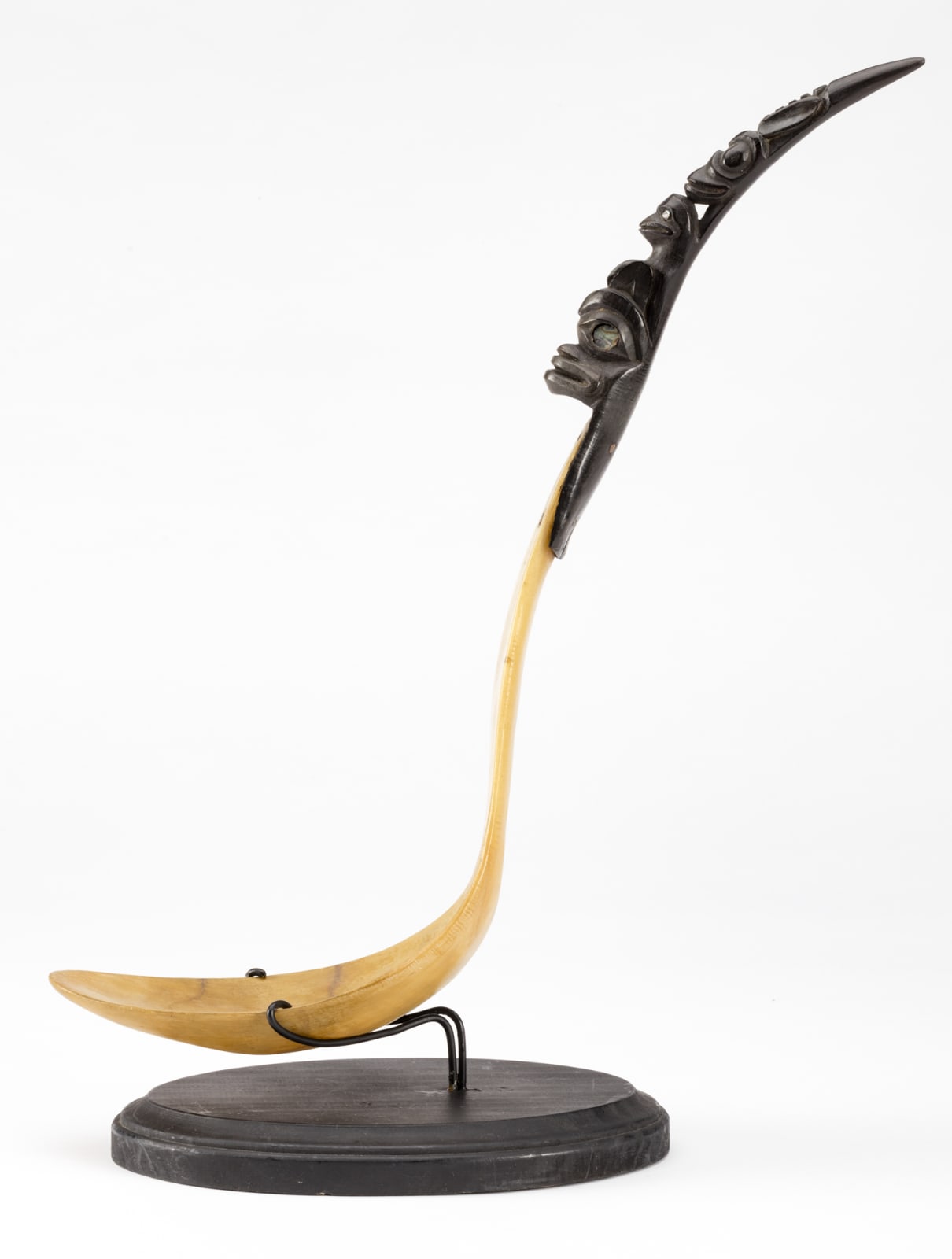 UNIDENTIFIED MAKER, TLINGIT, Two-Piece Feast Ladle, late 19th century